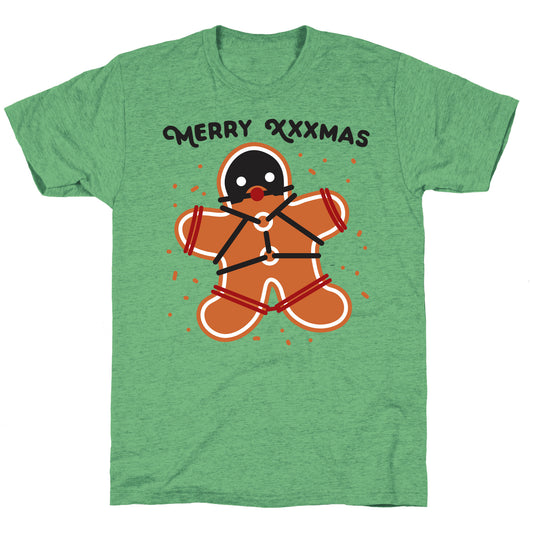Merry XXXmas Gingerbread Unisex Triblend Tee