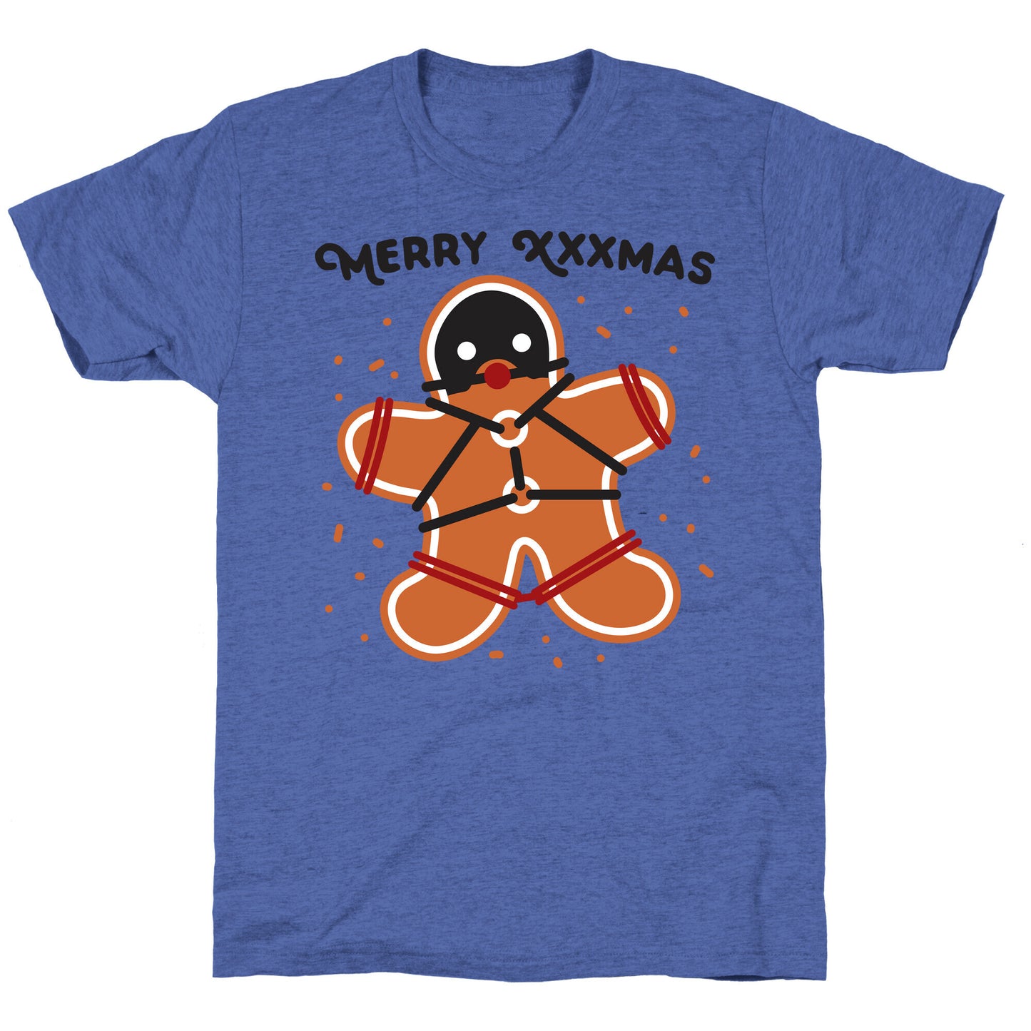 Merry XXXmas Gingerbread Unisex Triblend Tee
