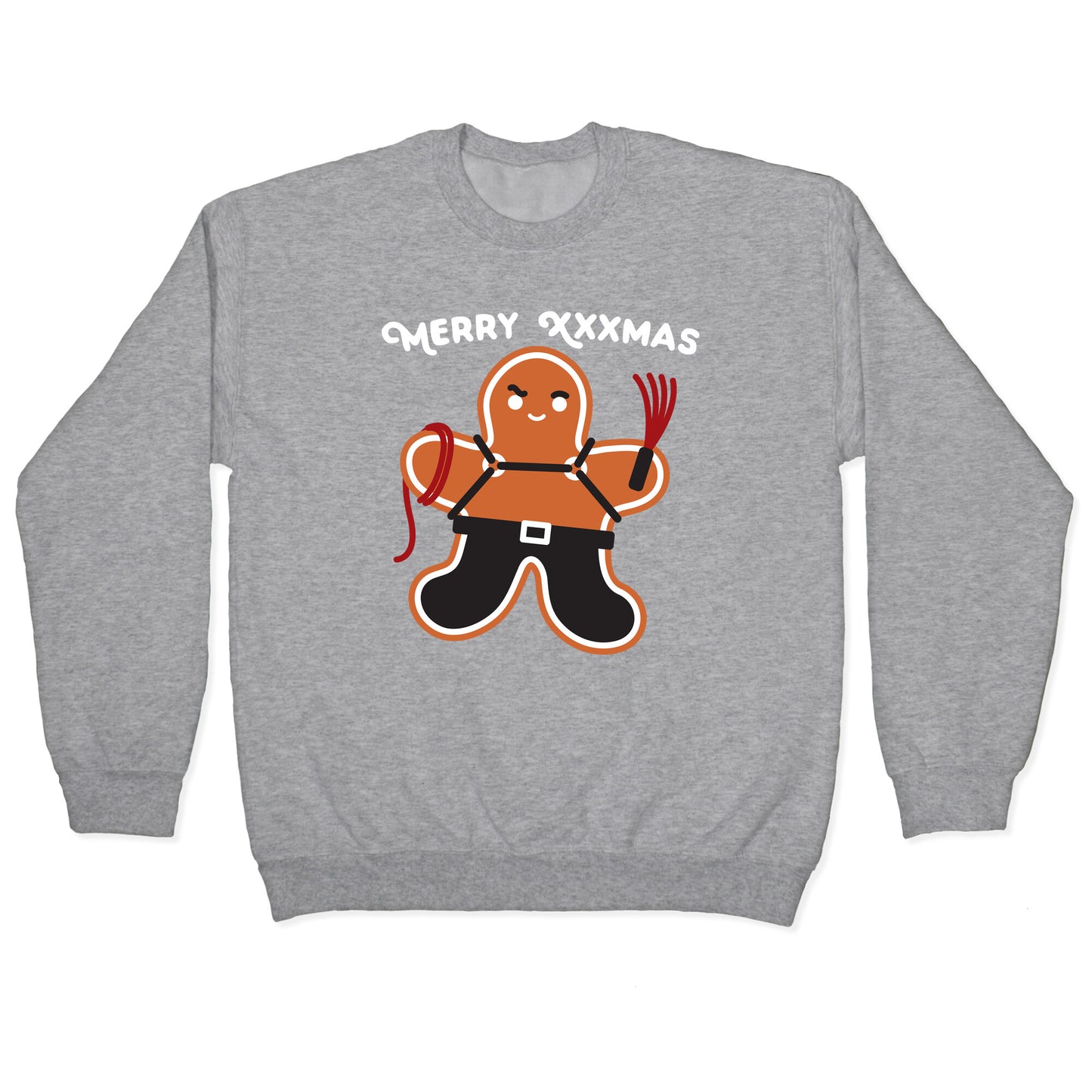 Merry XXXmas Gingerbread Crewneck Sweatshirt