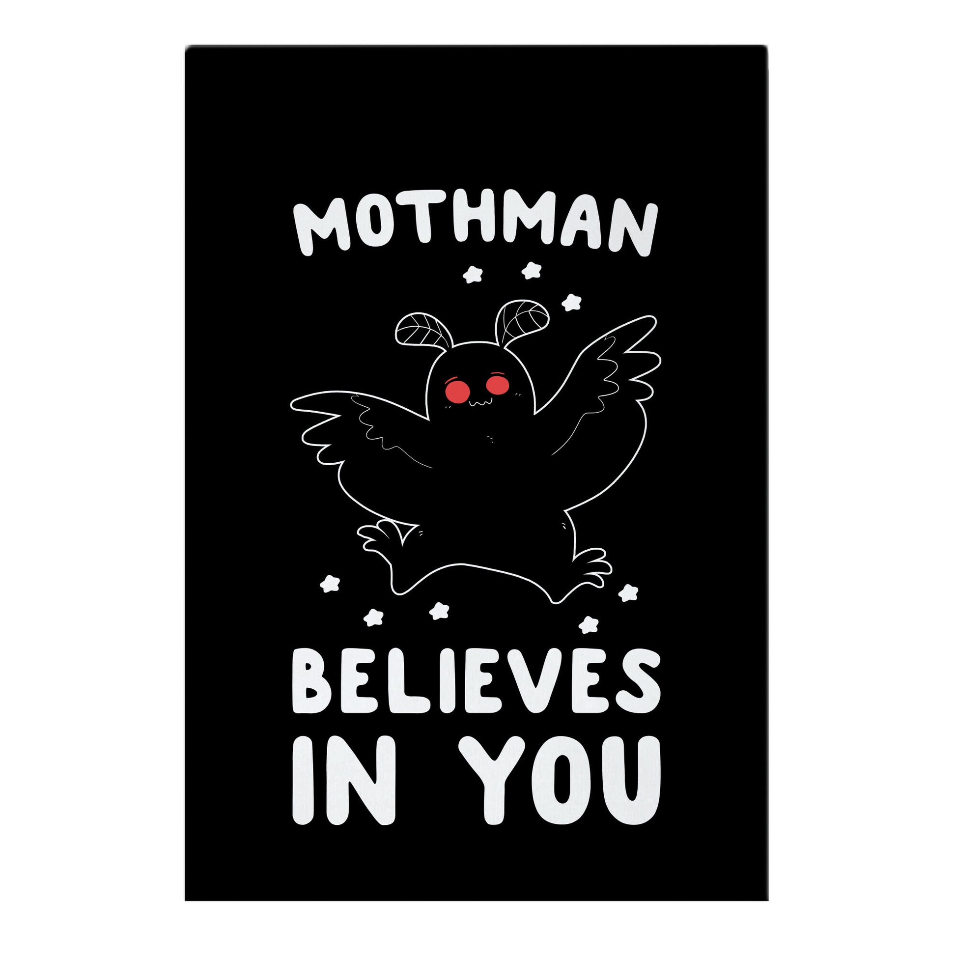 Mothman Believes in You Garden Flag