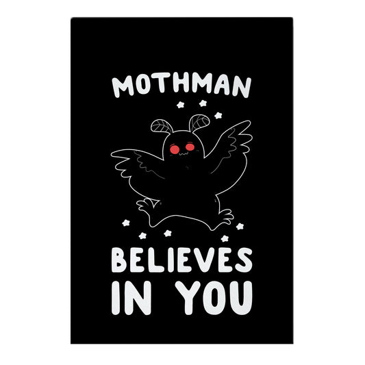 Mothman Believes in You Garden Flag