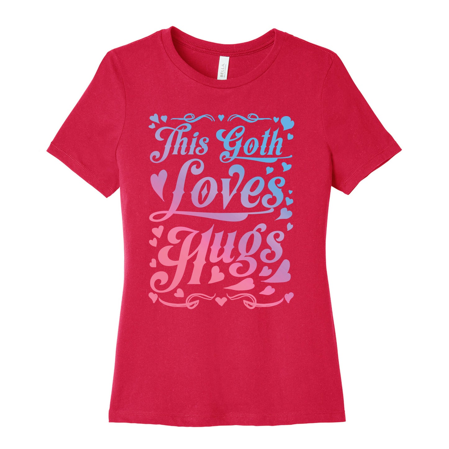 This Goth Loves Hugs (pastel goth) Women's Cotton Tee