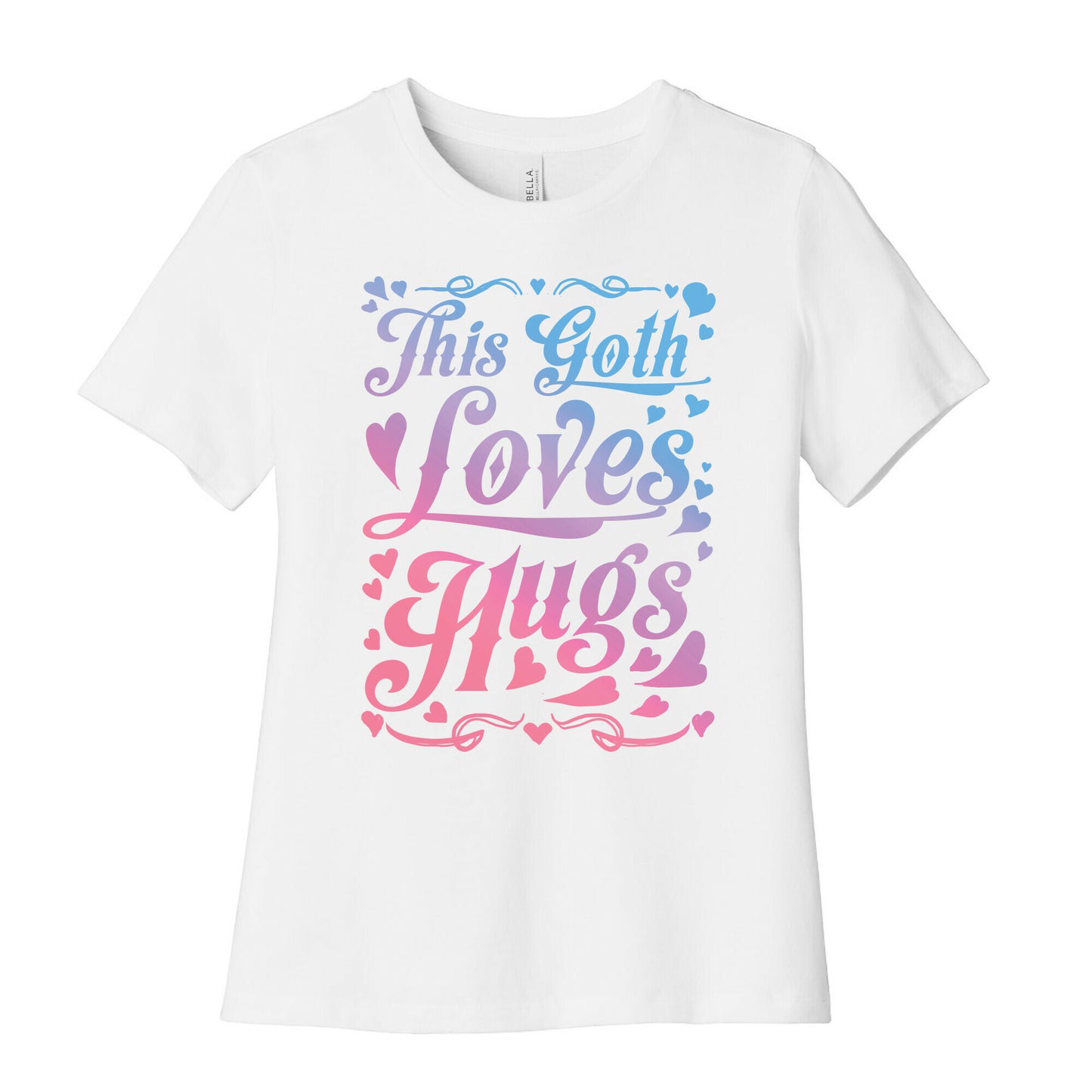 This Goth Loves Hugs (pastel goth) Women's Cotton Tee