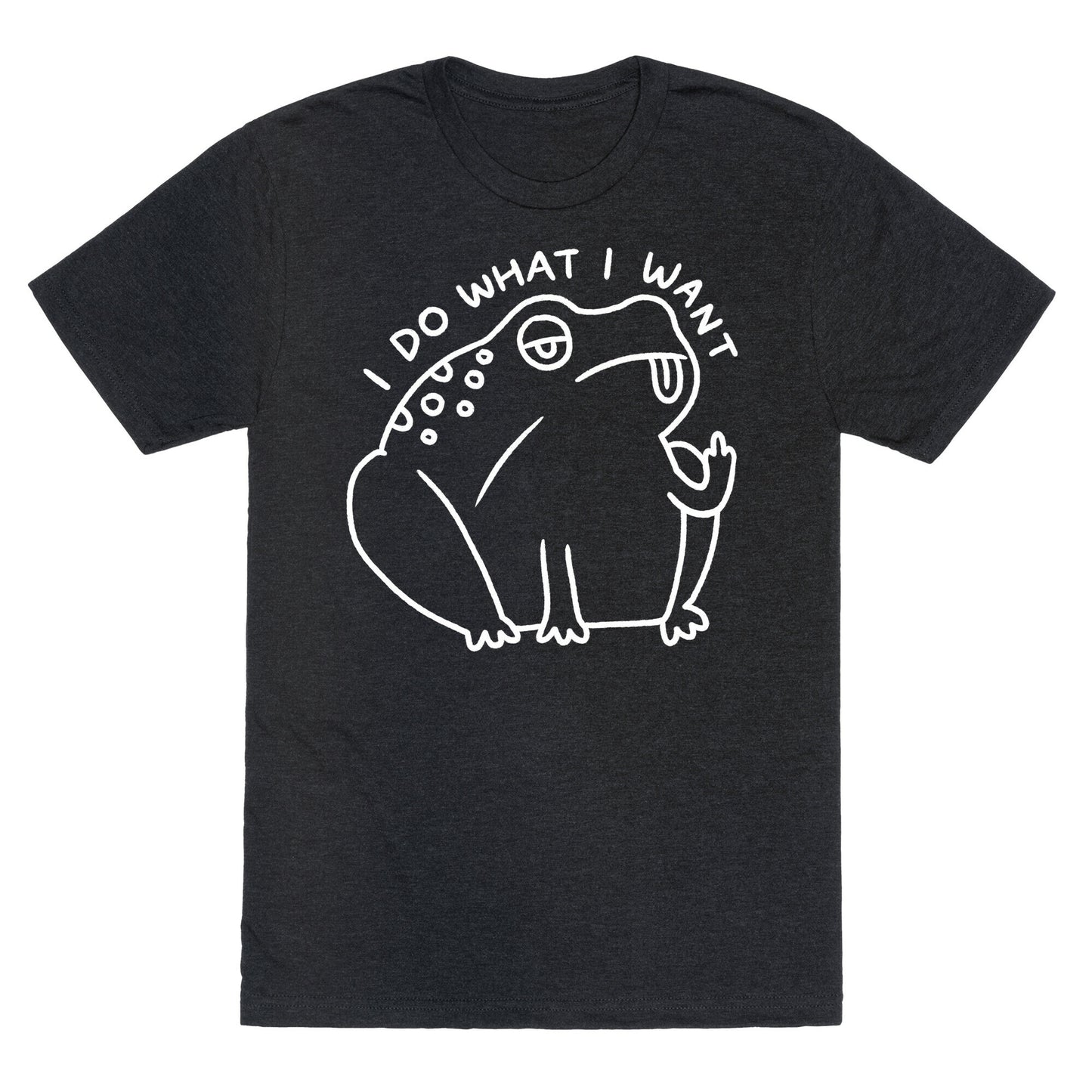 I Do What I Want Frog Unisex Triblend Tee