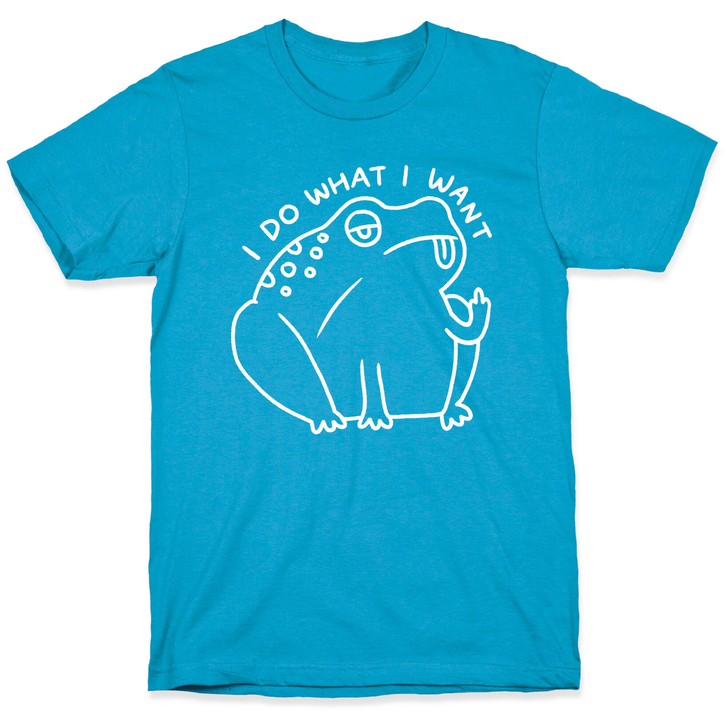 I Do What I Want Frog Unisex Triblend Tee
