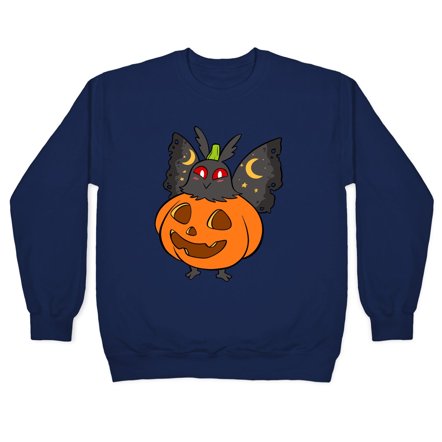 Mothman Pumpkin Crewneck Sweatshirt