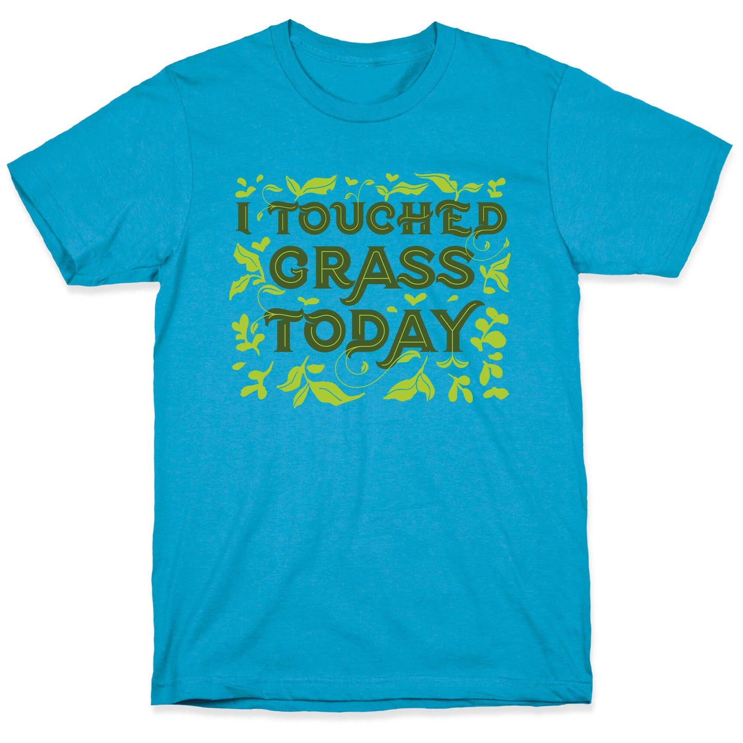 I Touched Grass Today Unisex Triblend Tee