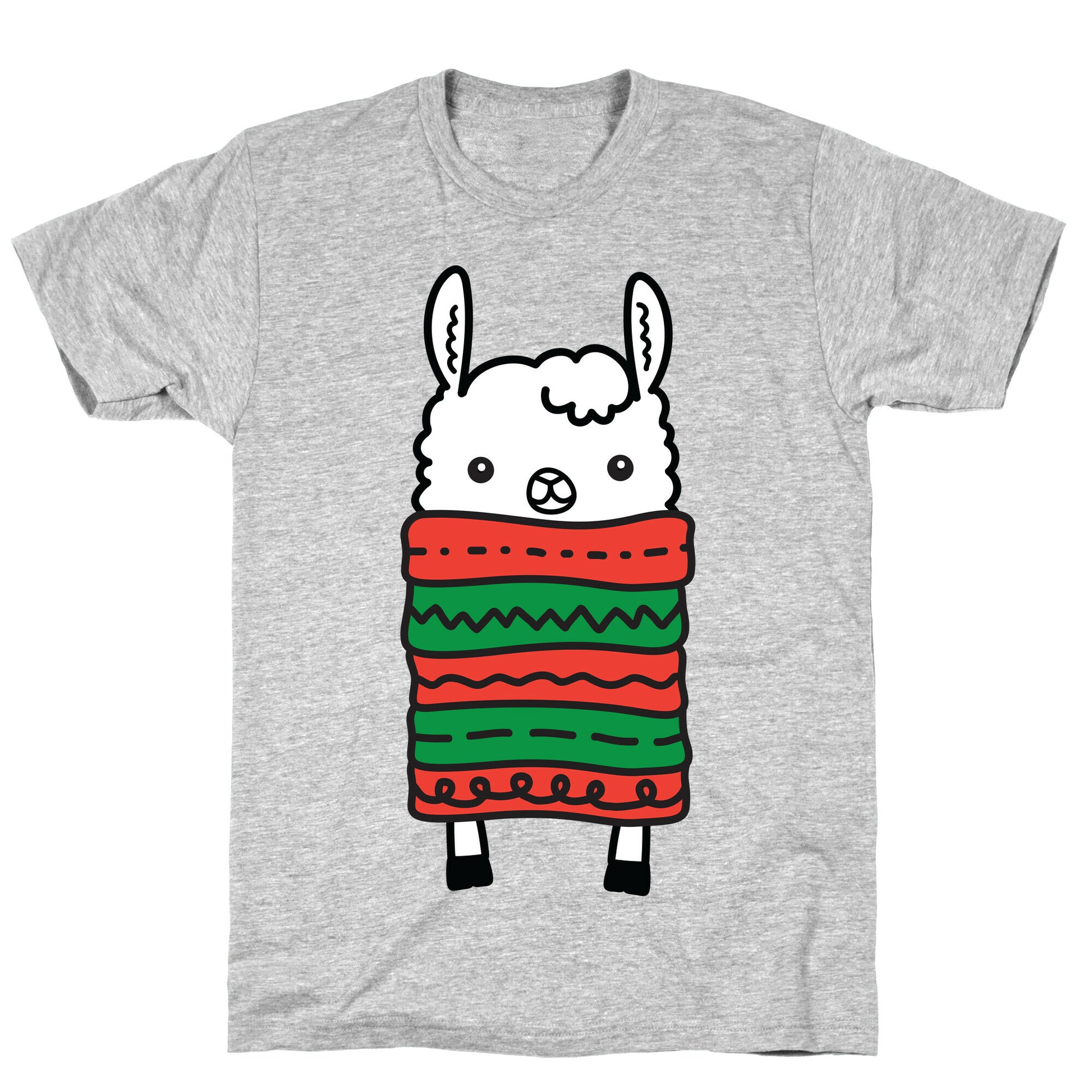 Long Llama Scarf T-Shirt