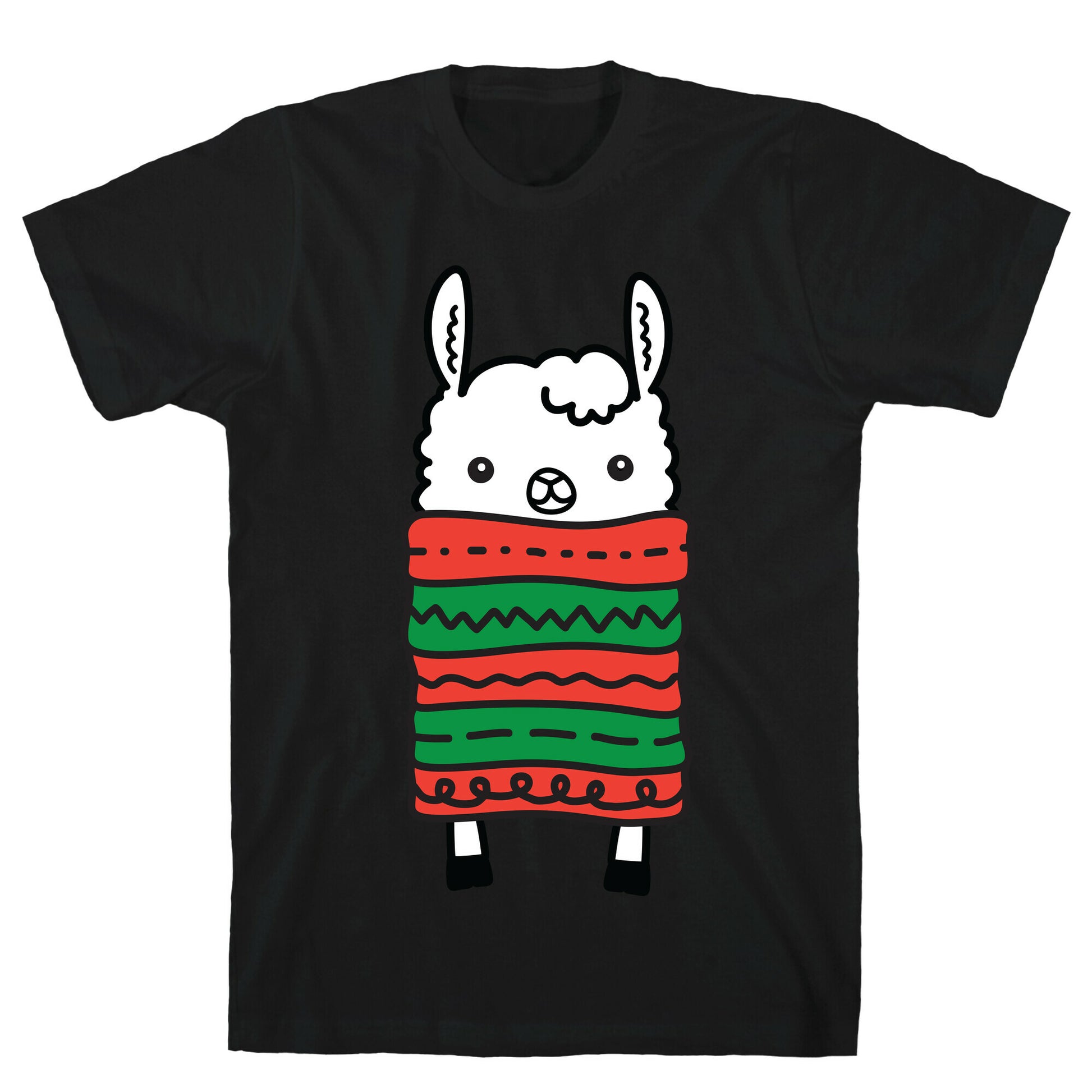 Long Llama Scarf T-Shirt