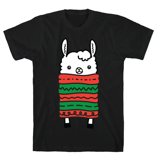 Long Llama Scarf T-Shirt