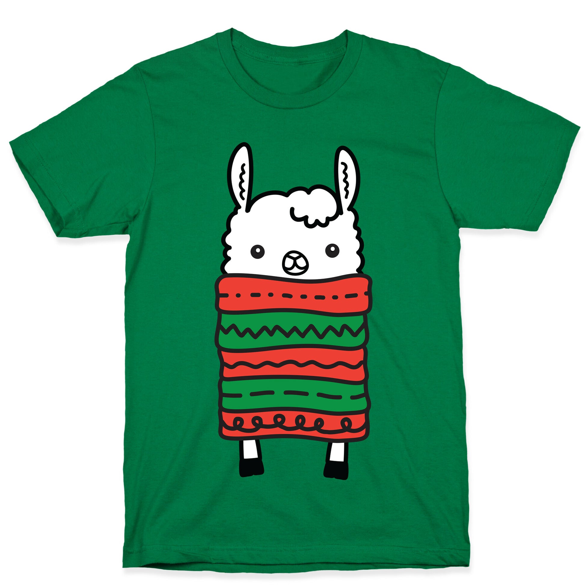 Long Llama Scarf T-Shirt