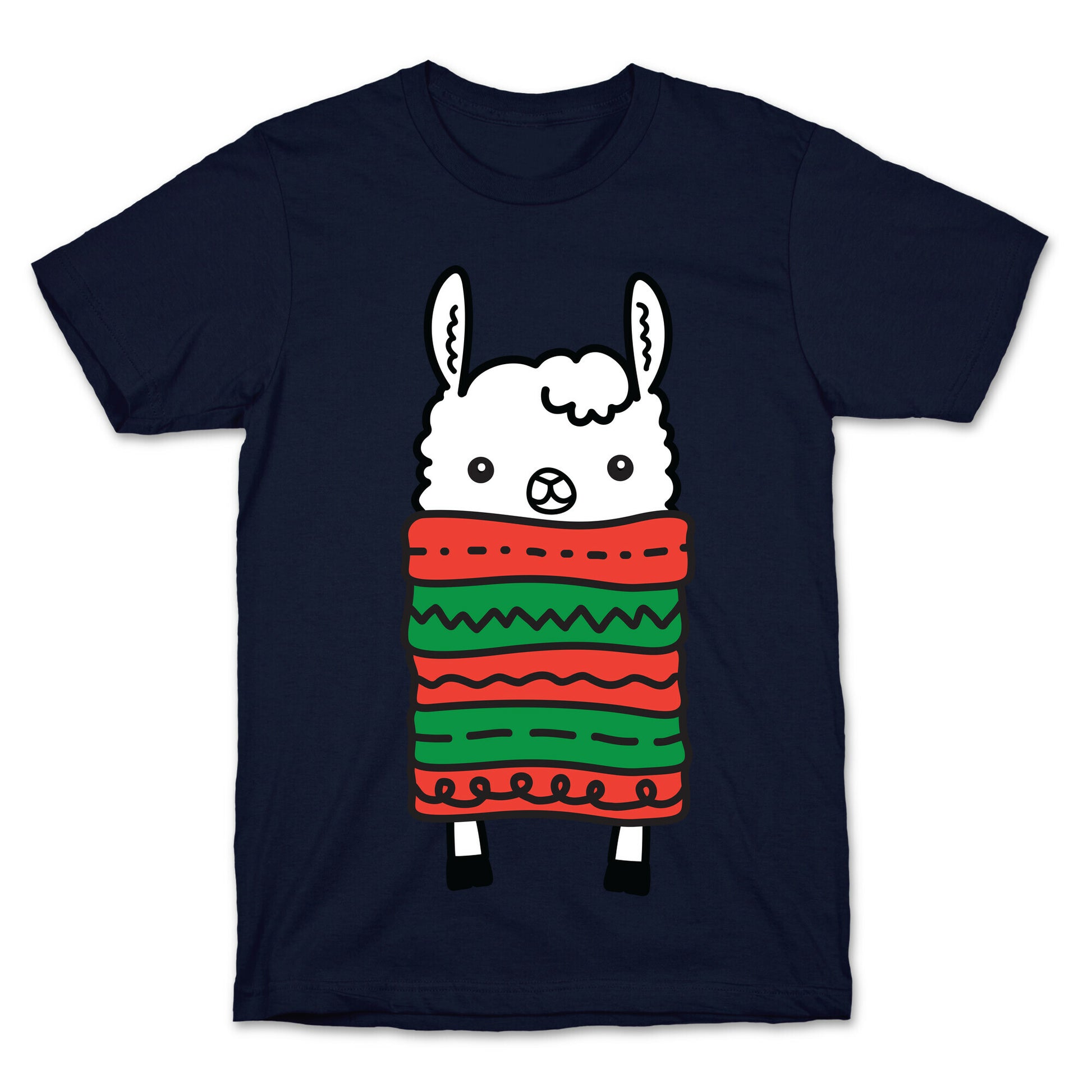 Long Llama Scarf T-Shirt