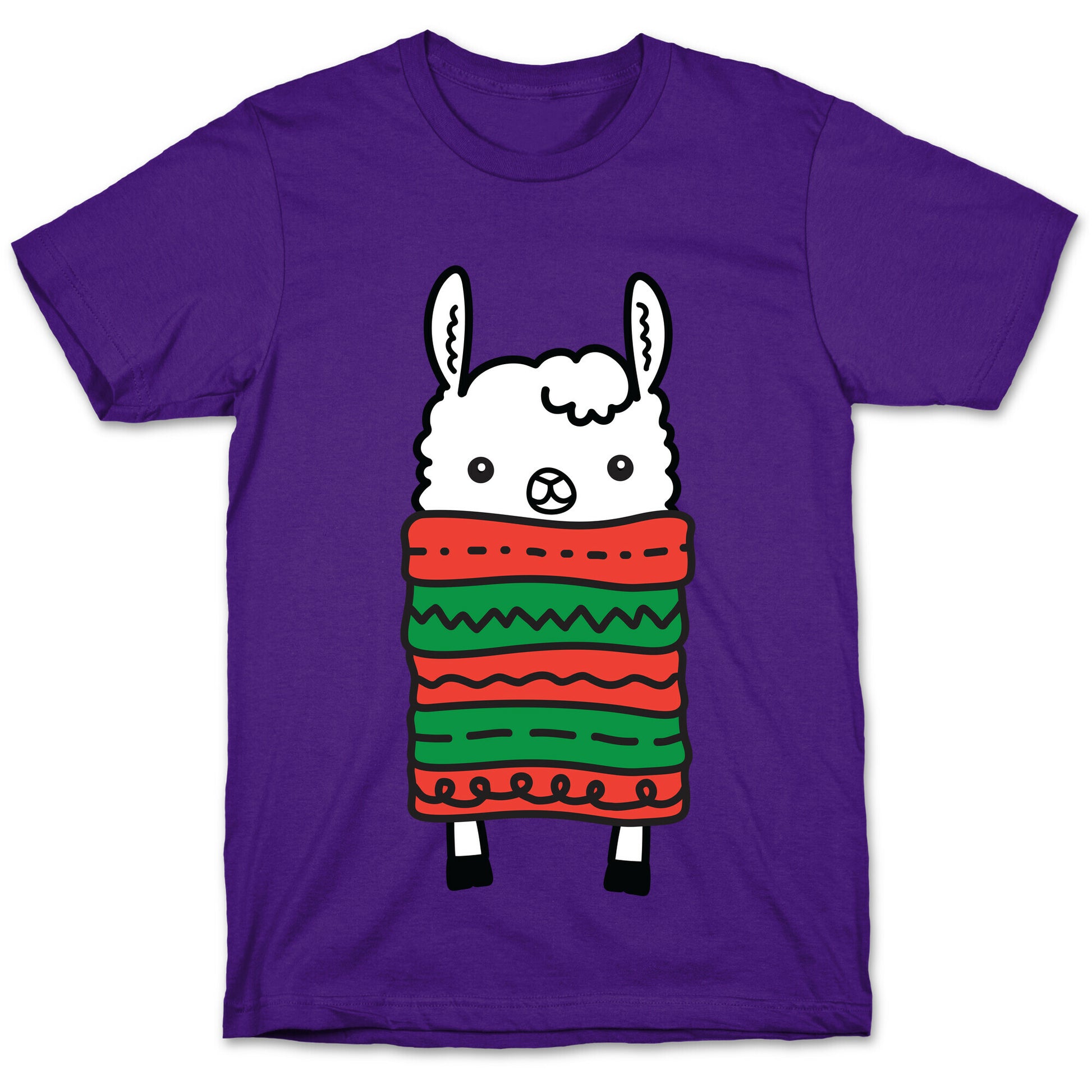 Long Llama Scarf T-Shirt