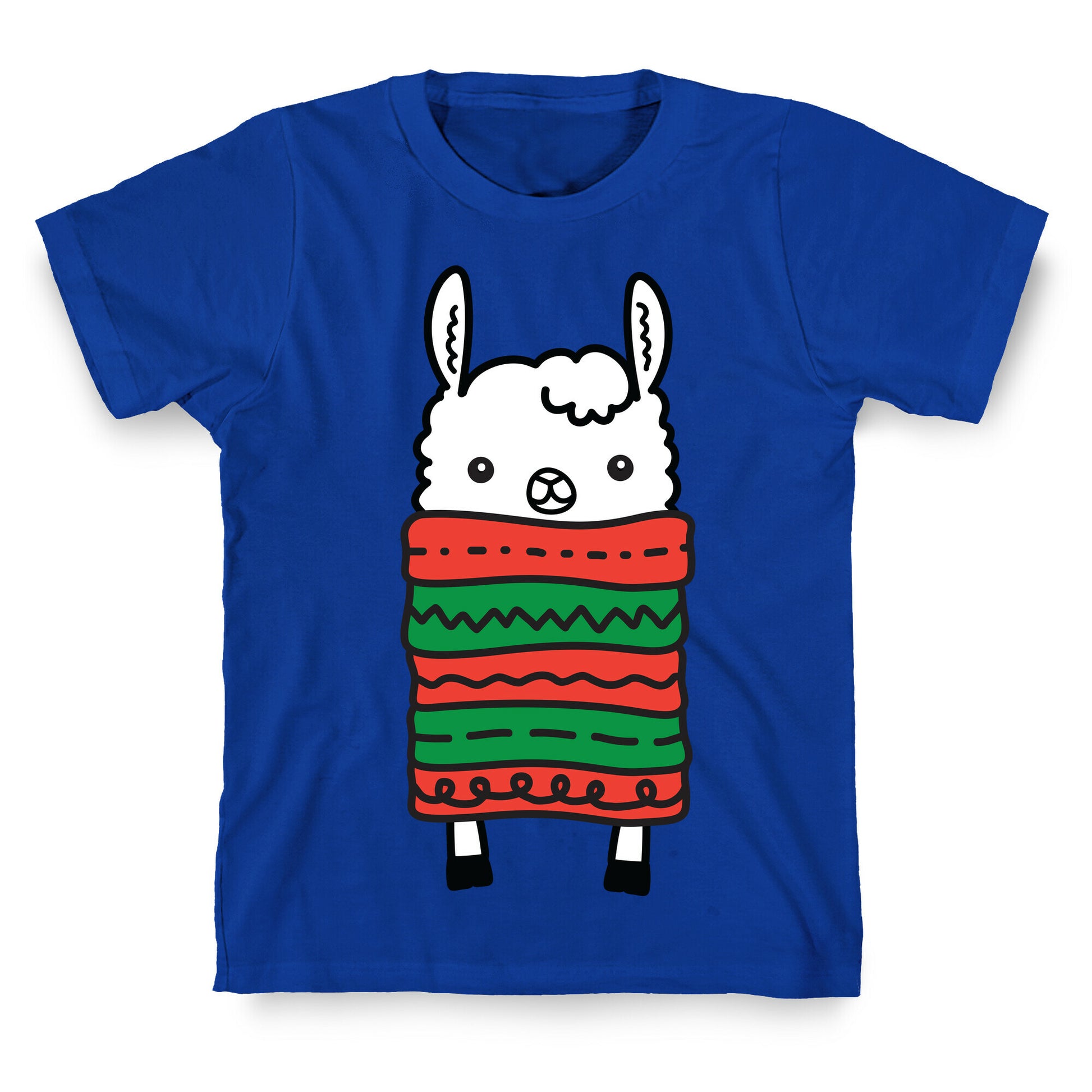 Long Llama Scarf T-Shirt