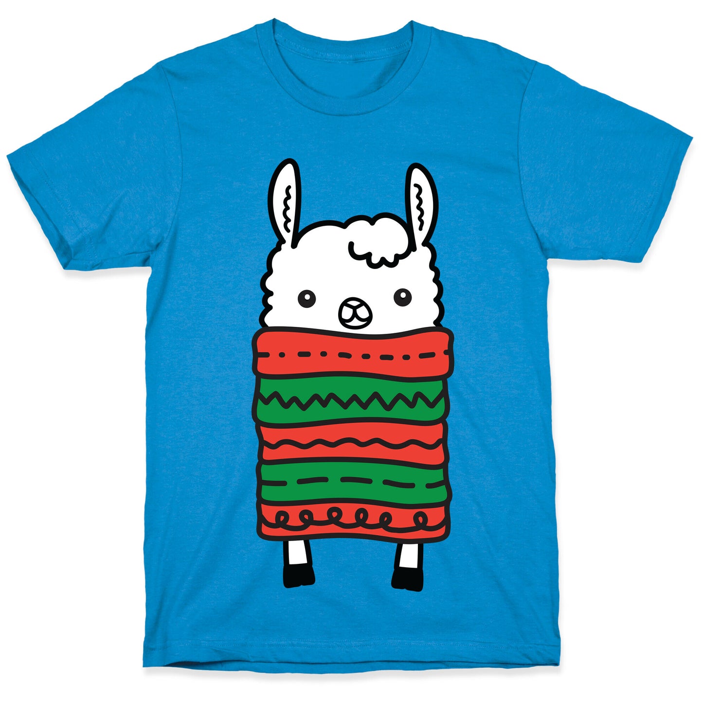 Long Llama Scarf T-Shirt