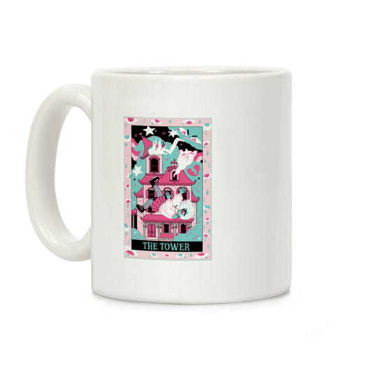 Creepy Cute Tarots: The Tower Haunted House Coffee Mug