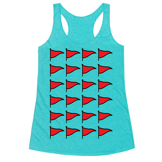 Red Flags Racerback Tank