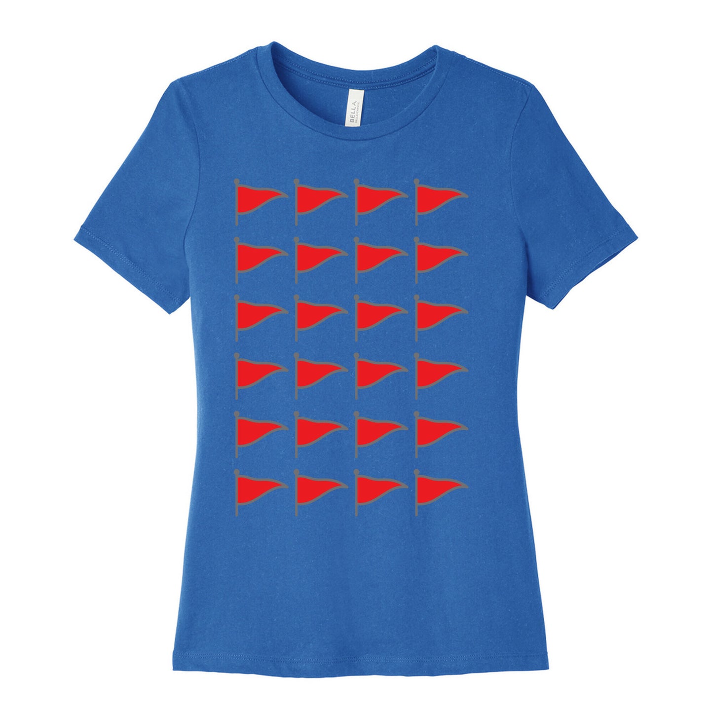 Red Flags Women's Cotton Tee