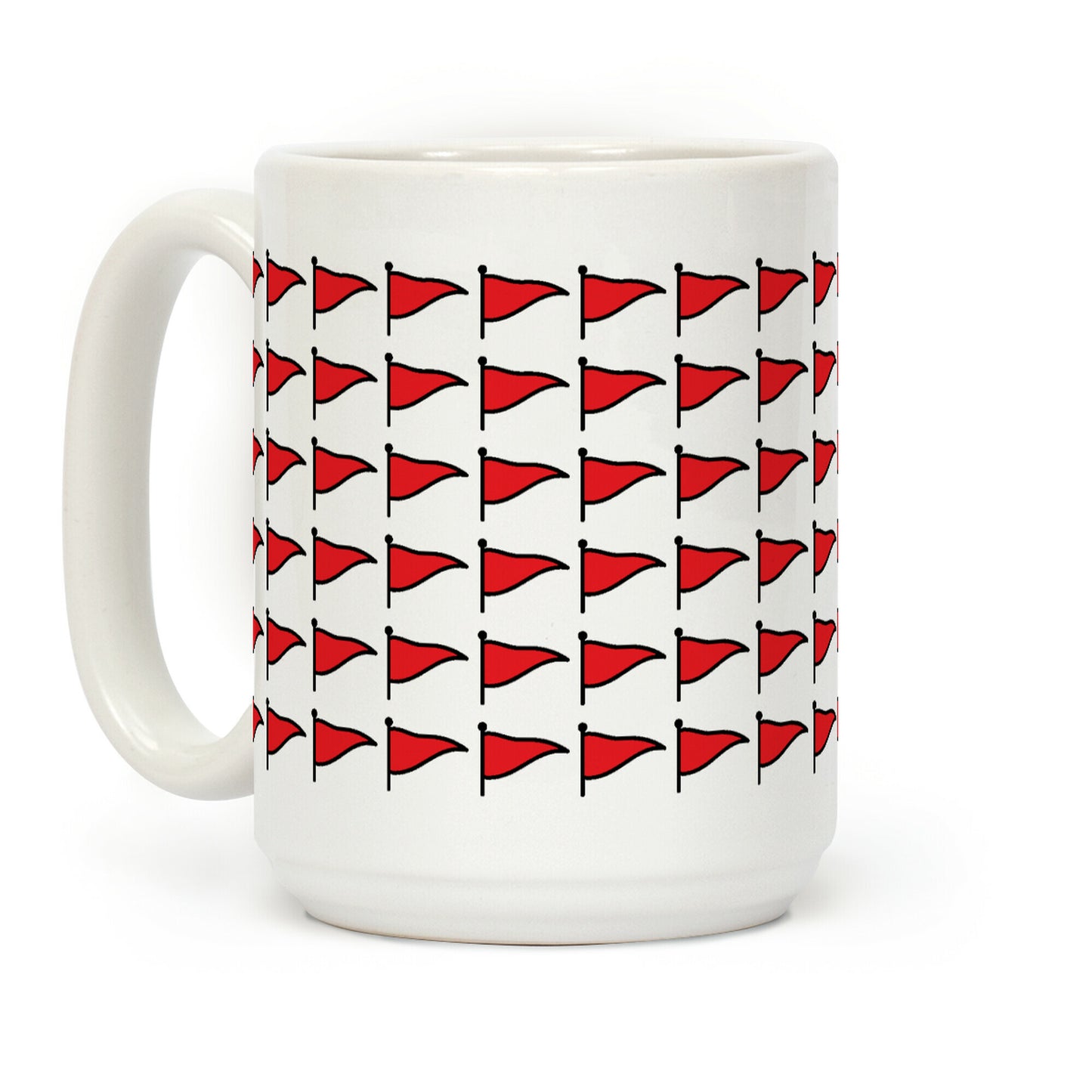 Red Flags Coffee Mug