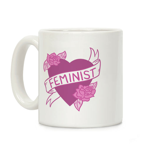 Feminist Heart Coffee Mug