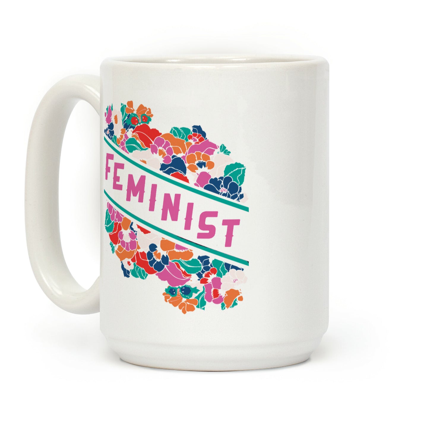 Feminist Floral Coffee Mug