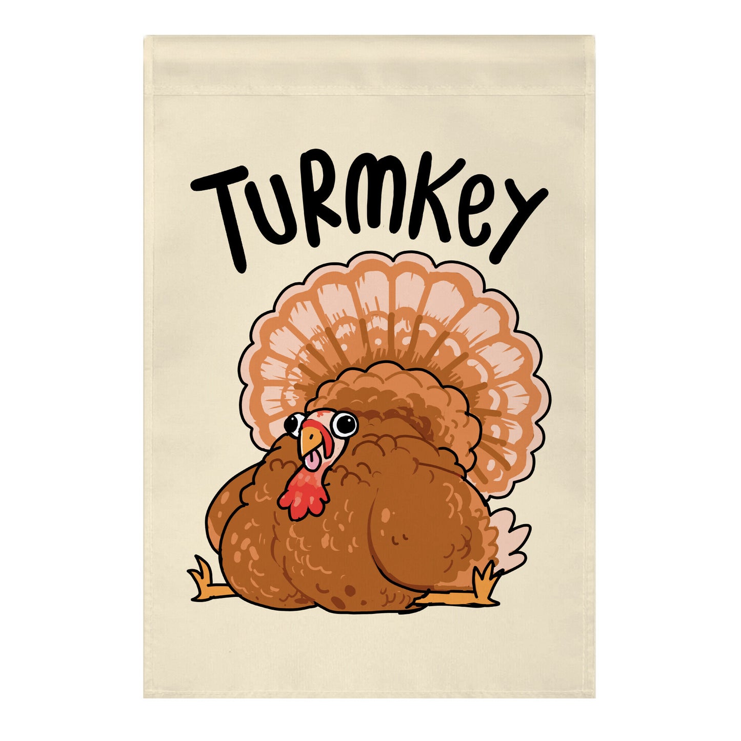 Turmkey Derpy Turkey Garden Flag