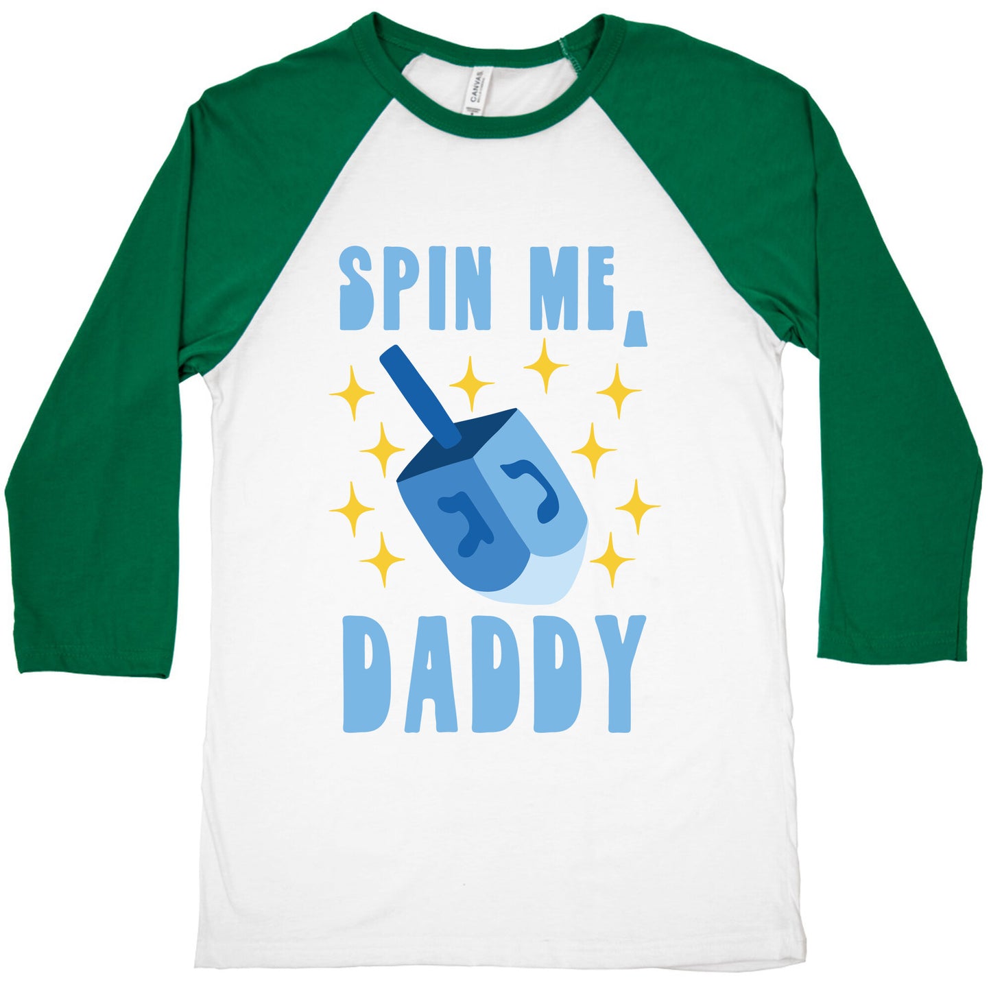 Spin Me, Daddy Baseball Tee