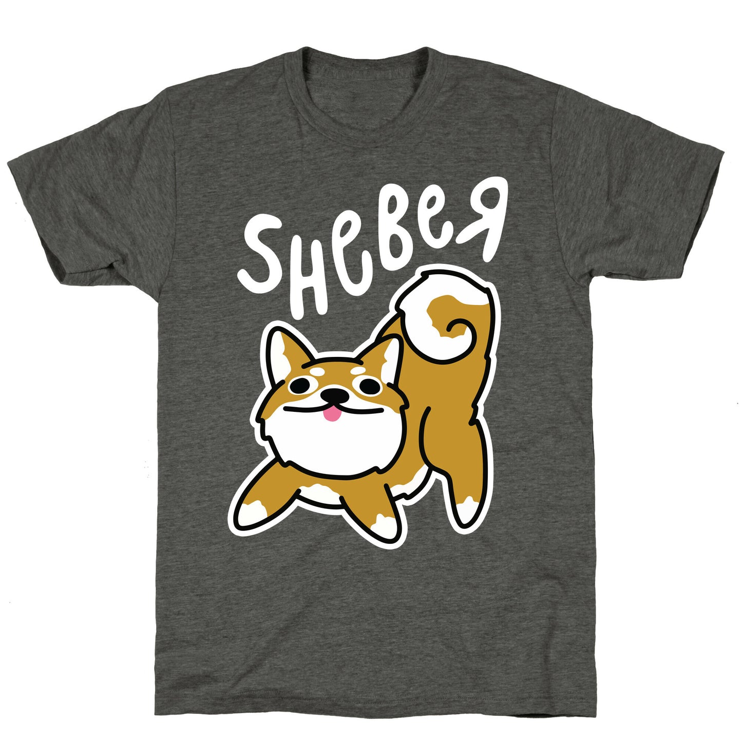 Sheber Derpy Shiba Unisex Triblend Tee