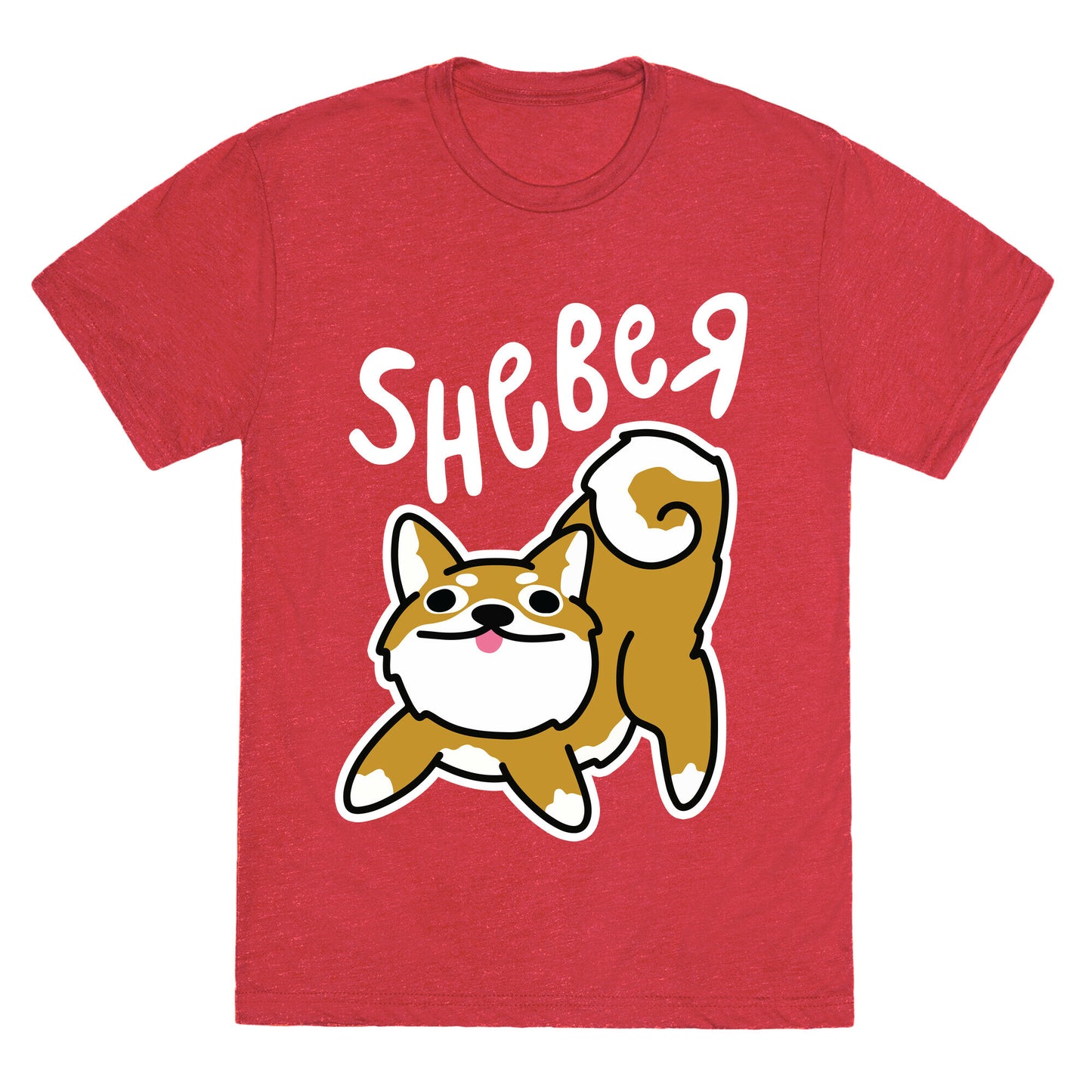Sheber Derpy Shiba Unisex Triblend Tee