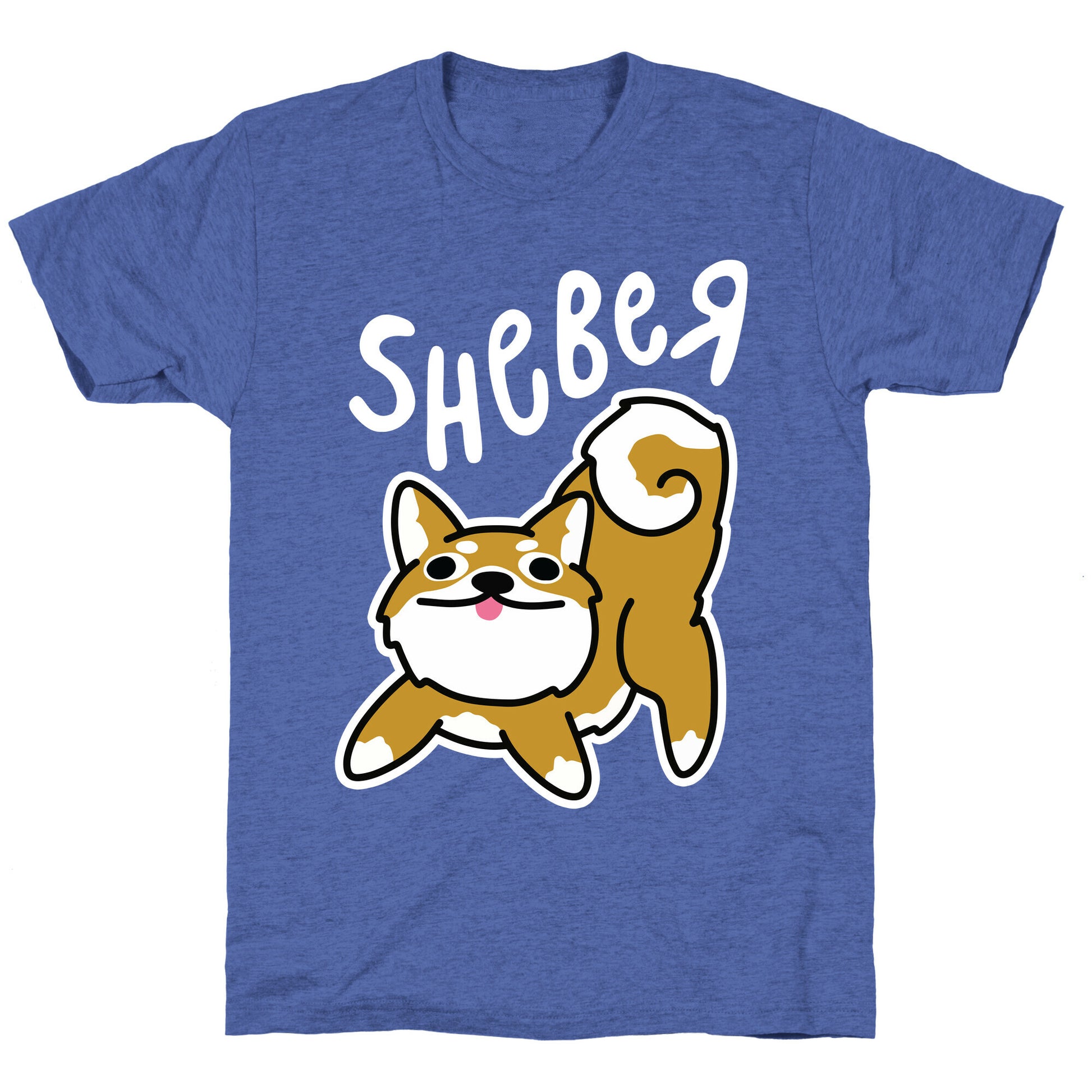 Sheber Derpy Shiba Unisex Triblend Tee