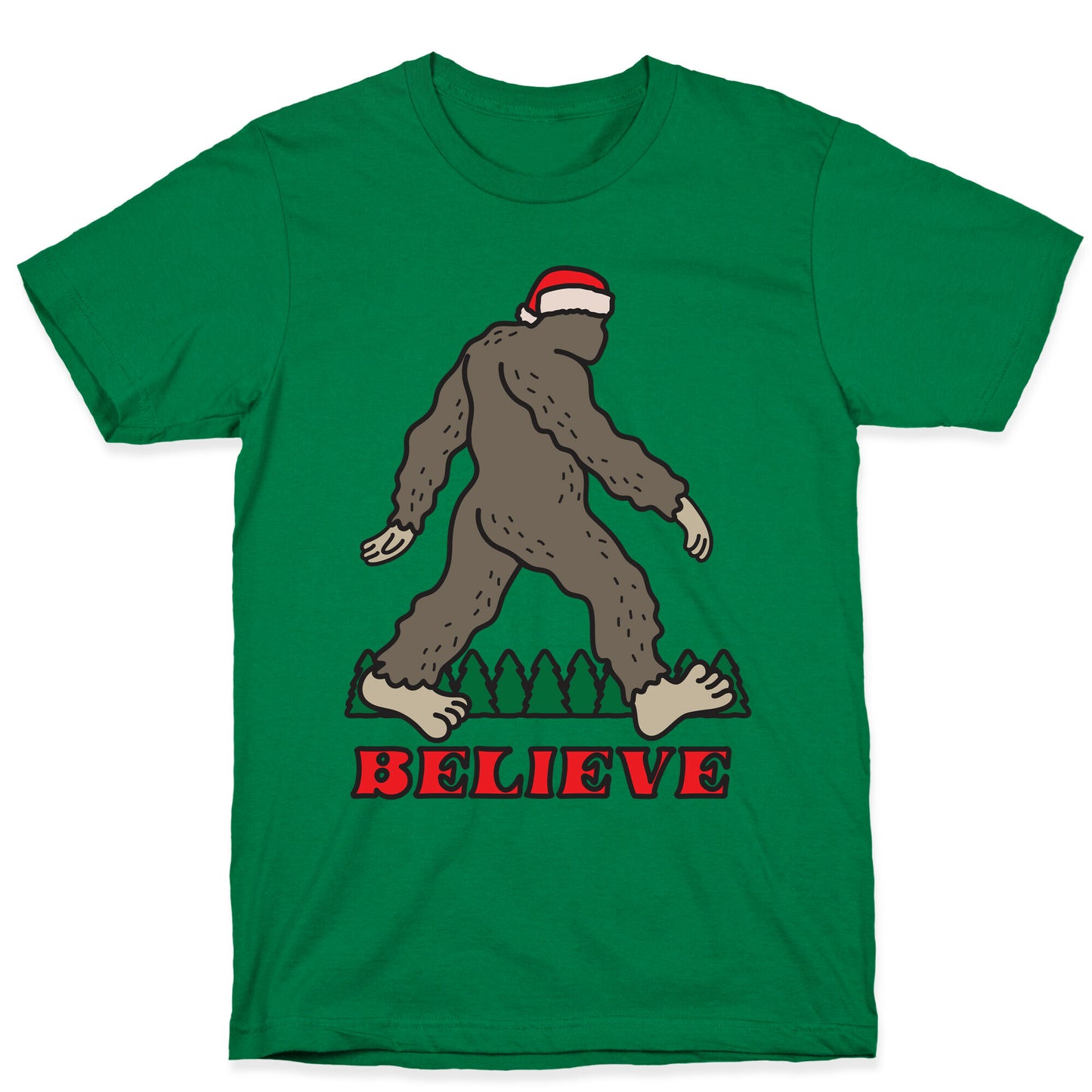 Santa Sasquatch T-Shirt