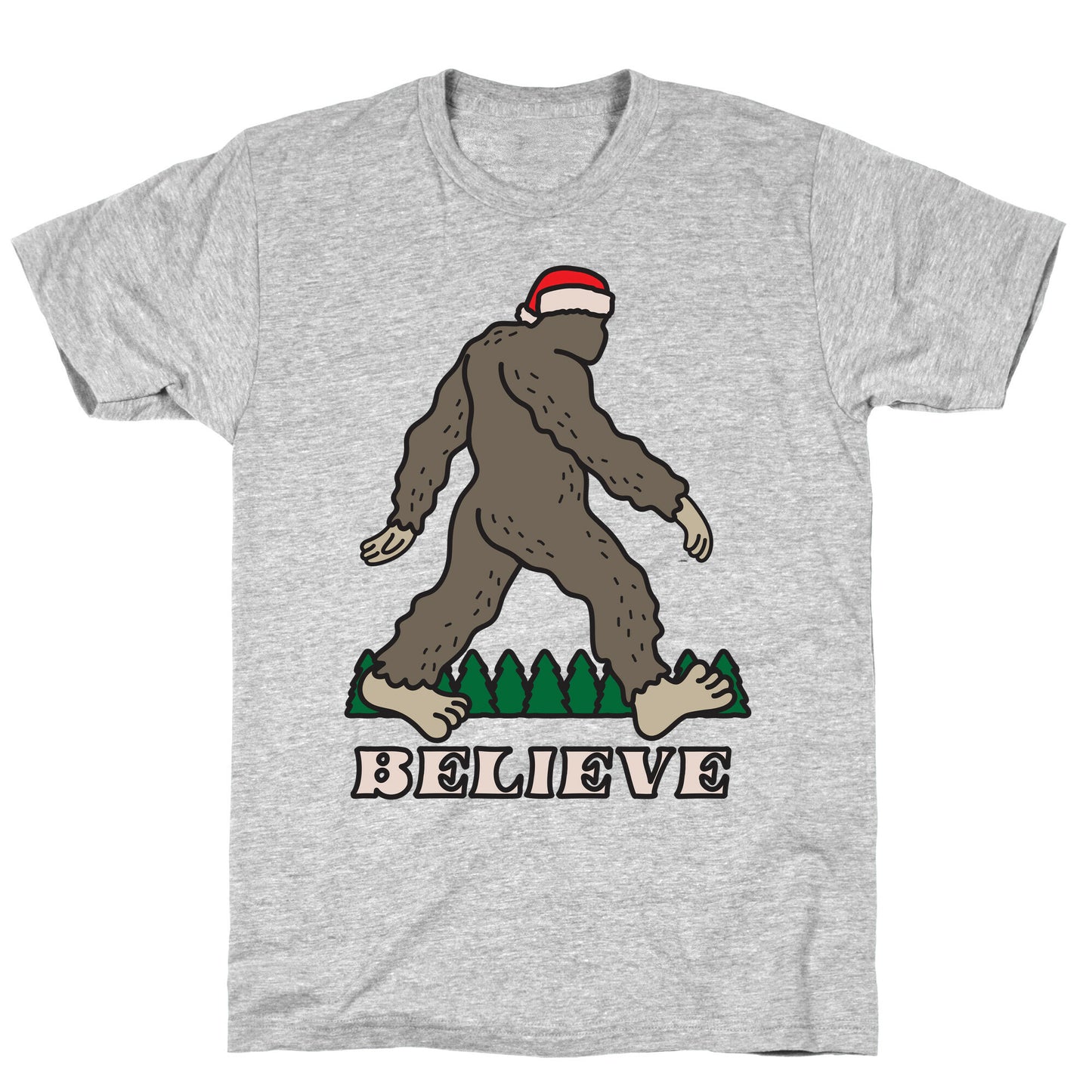 Santa Sasquatch T-Shirt