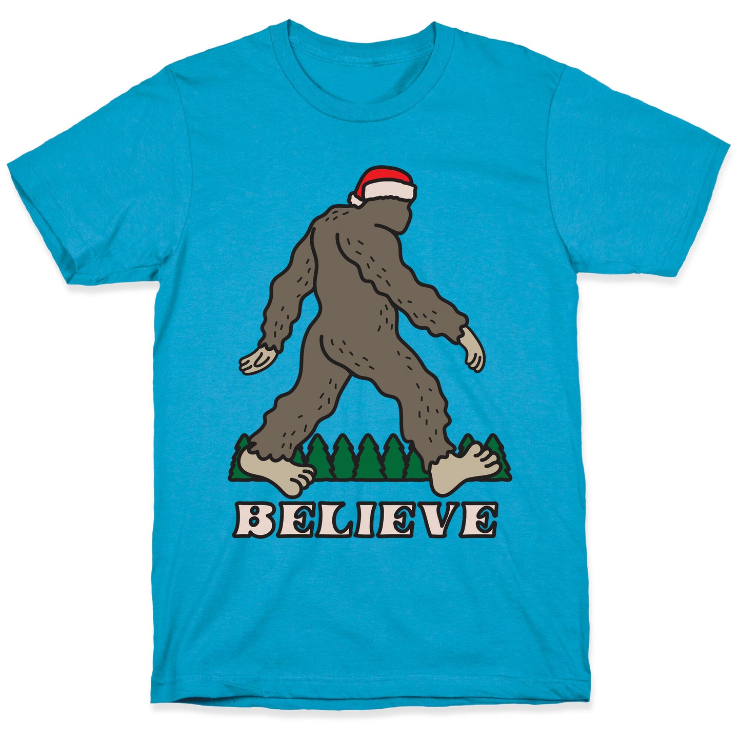 Santa Sasquatch Unisex Triblend Tee