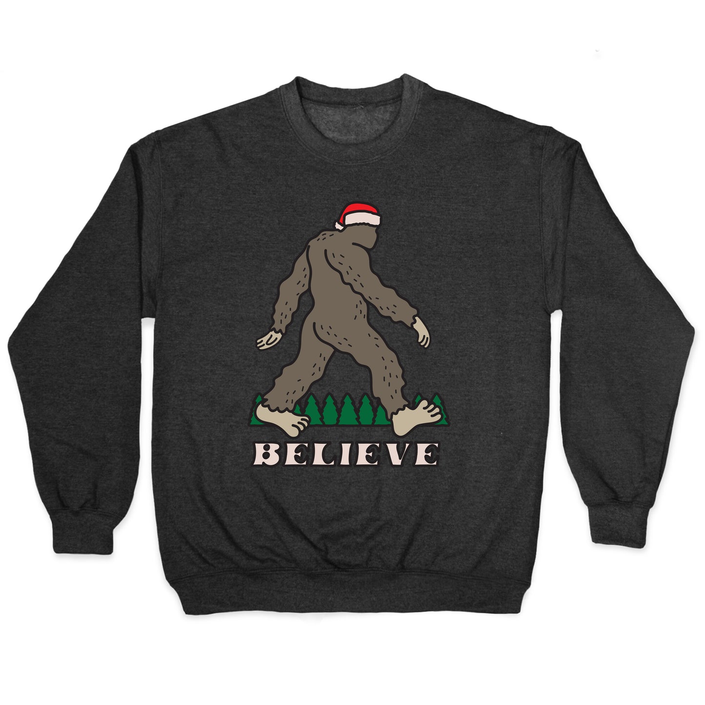 Santa Sasquatch Crewneck Sweatshirt