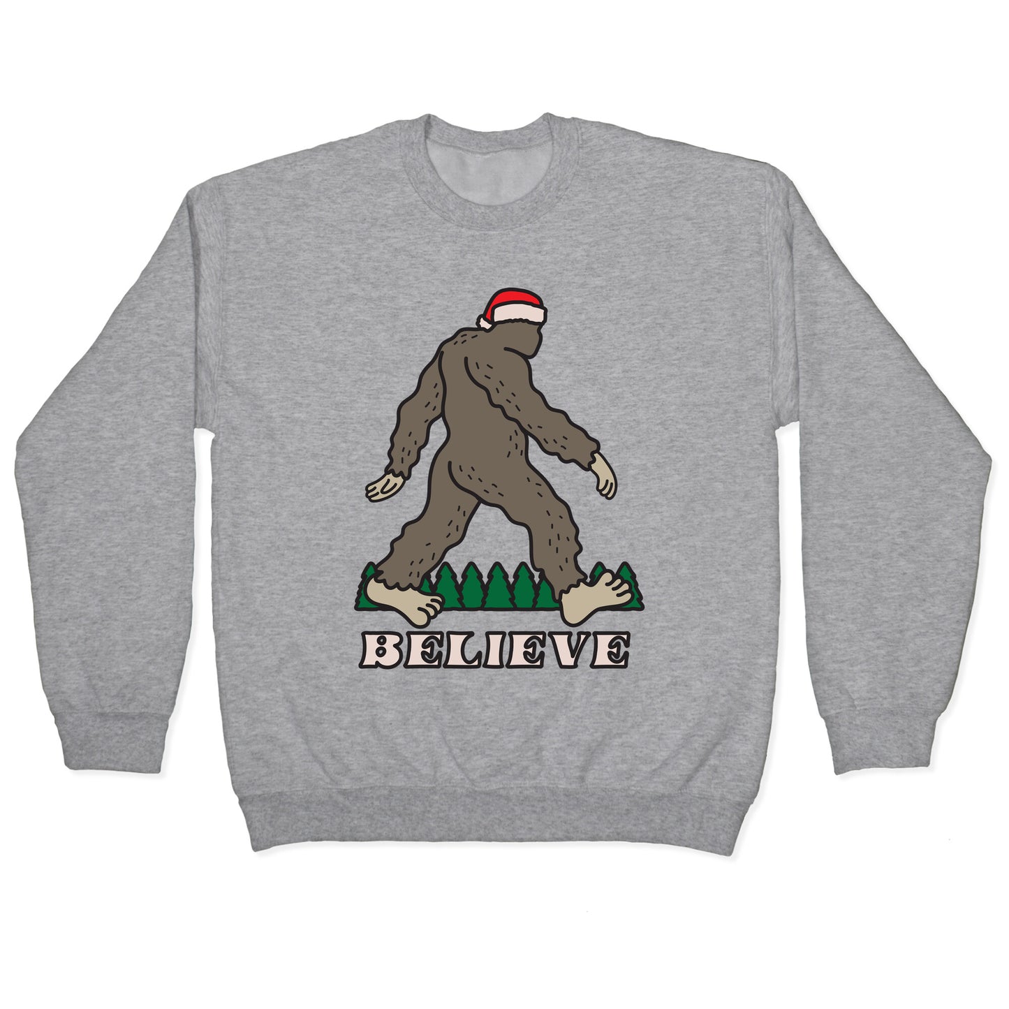 Santa Sasquatch Crewneck Sweatshirt