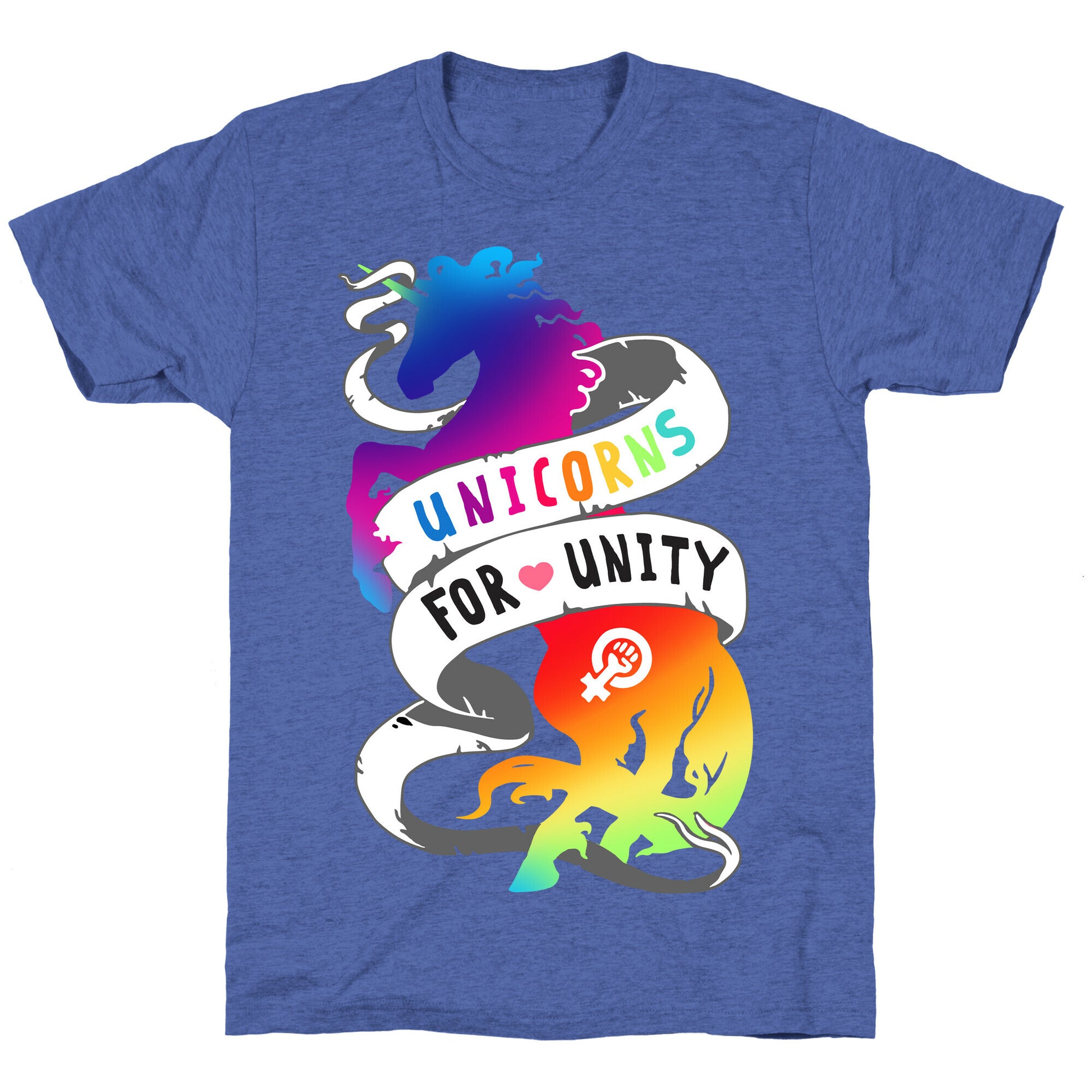 Unicorns For Unity Unisex Triblend Tee