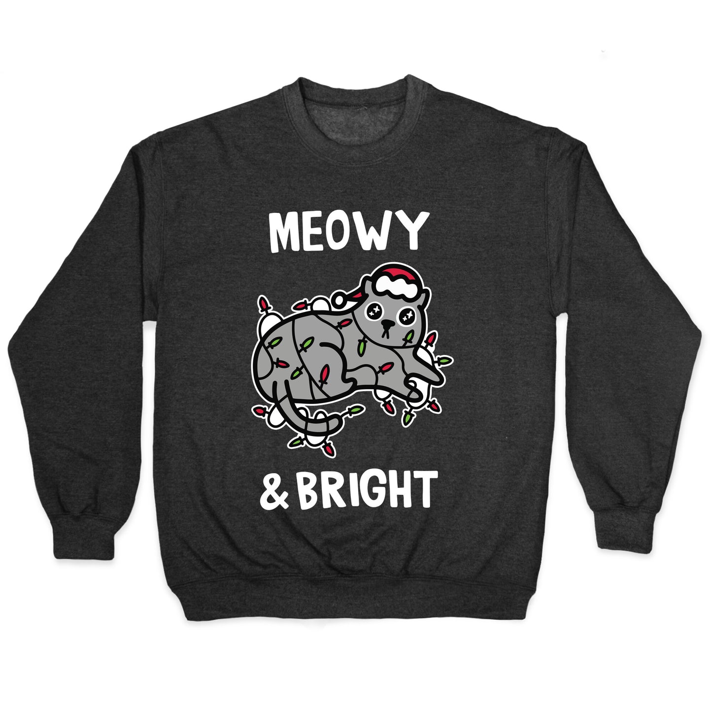 Meowy & Bright Crewneck Sweatshirt