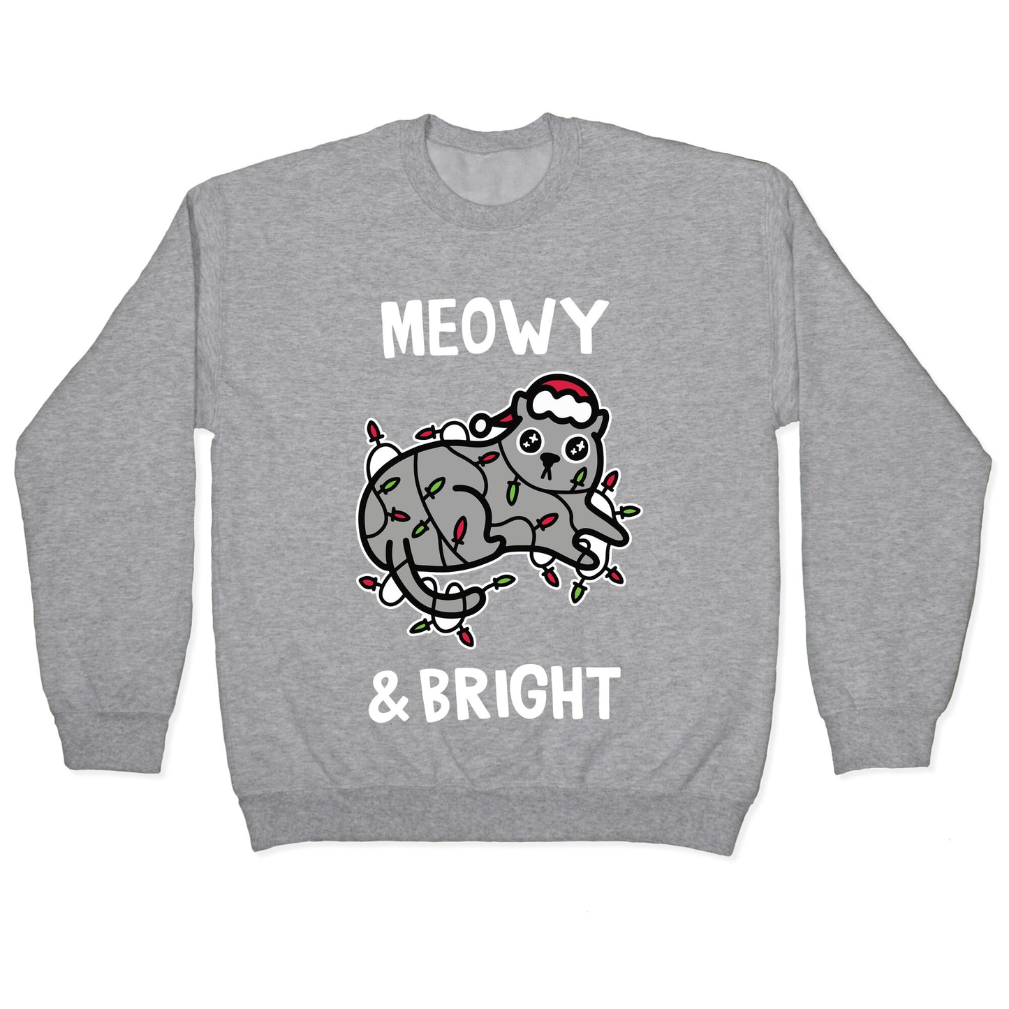 Meowy & Bright Crewneck Sweatshirt