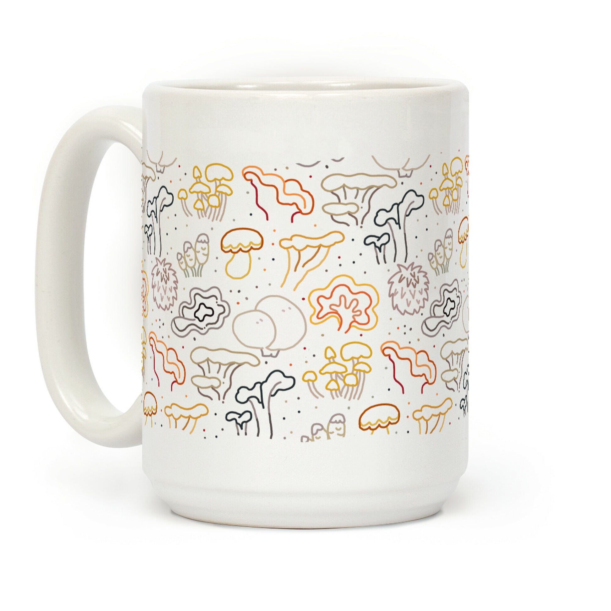 Fall Mushrooms (Light) Coffee Mug