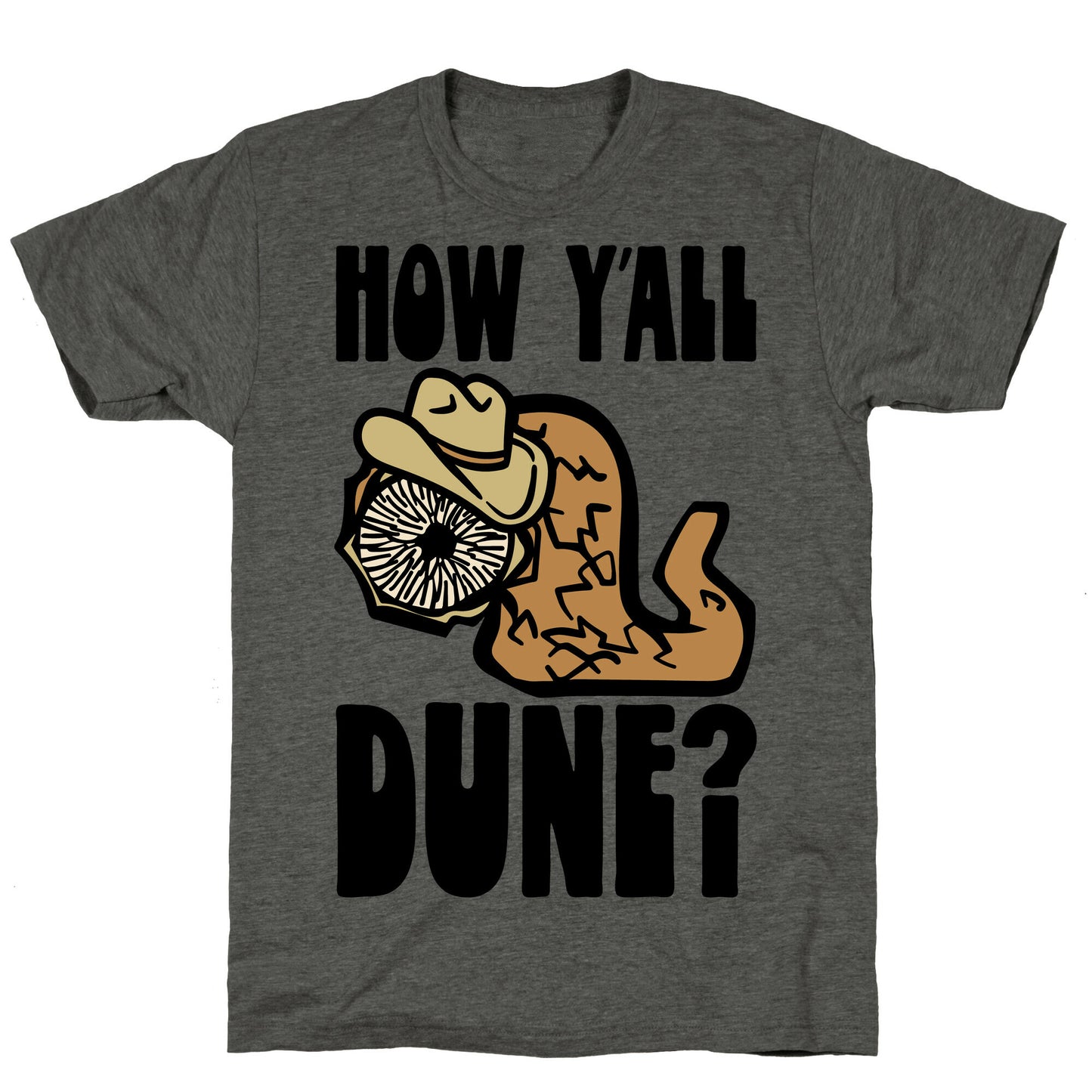 How Y'all Dune Unisex Triblend Tee