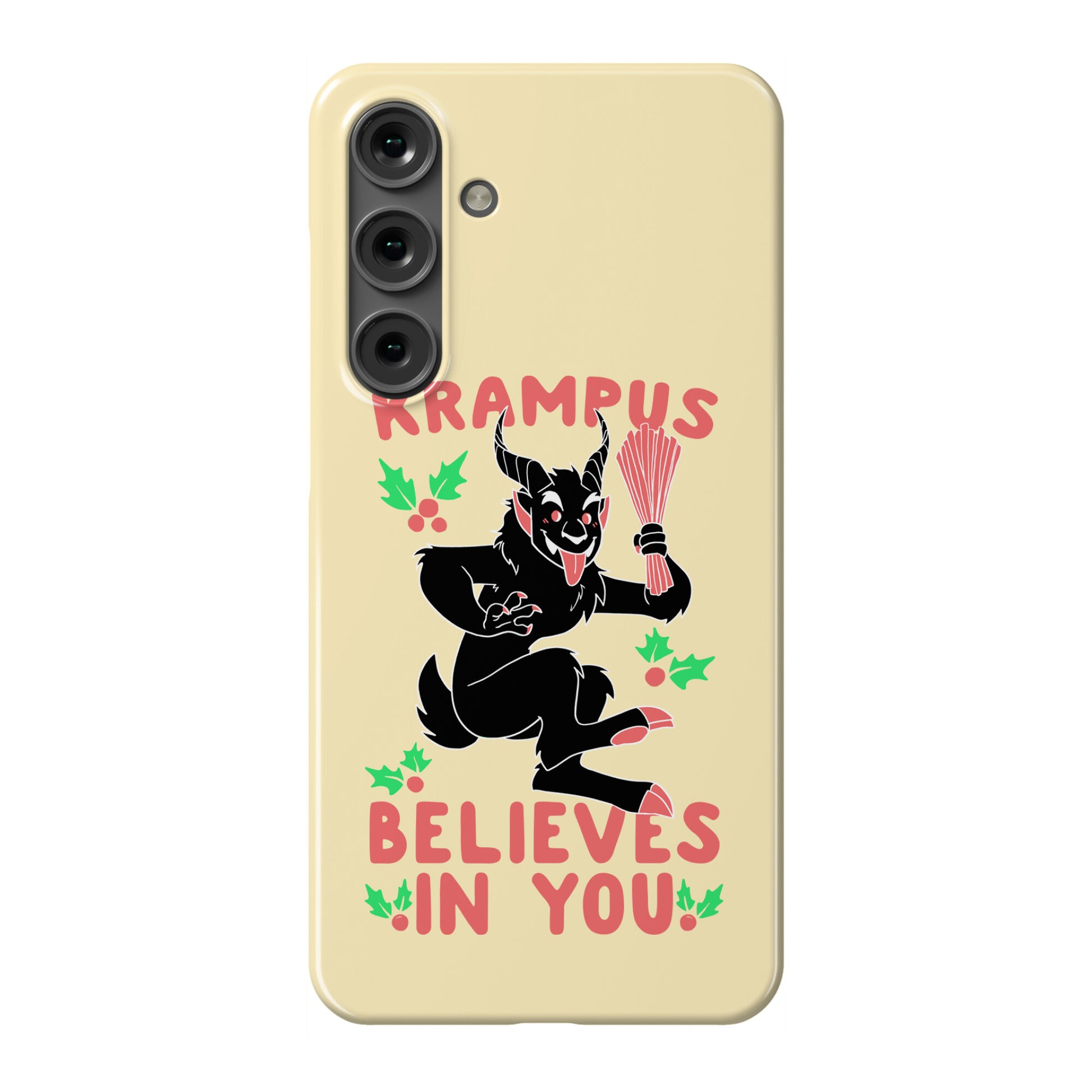 Krampus Believes in You Phone Case