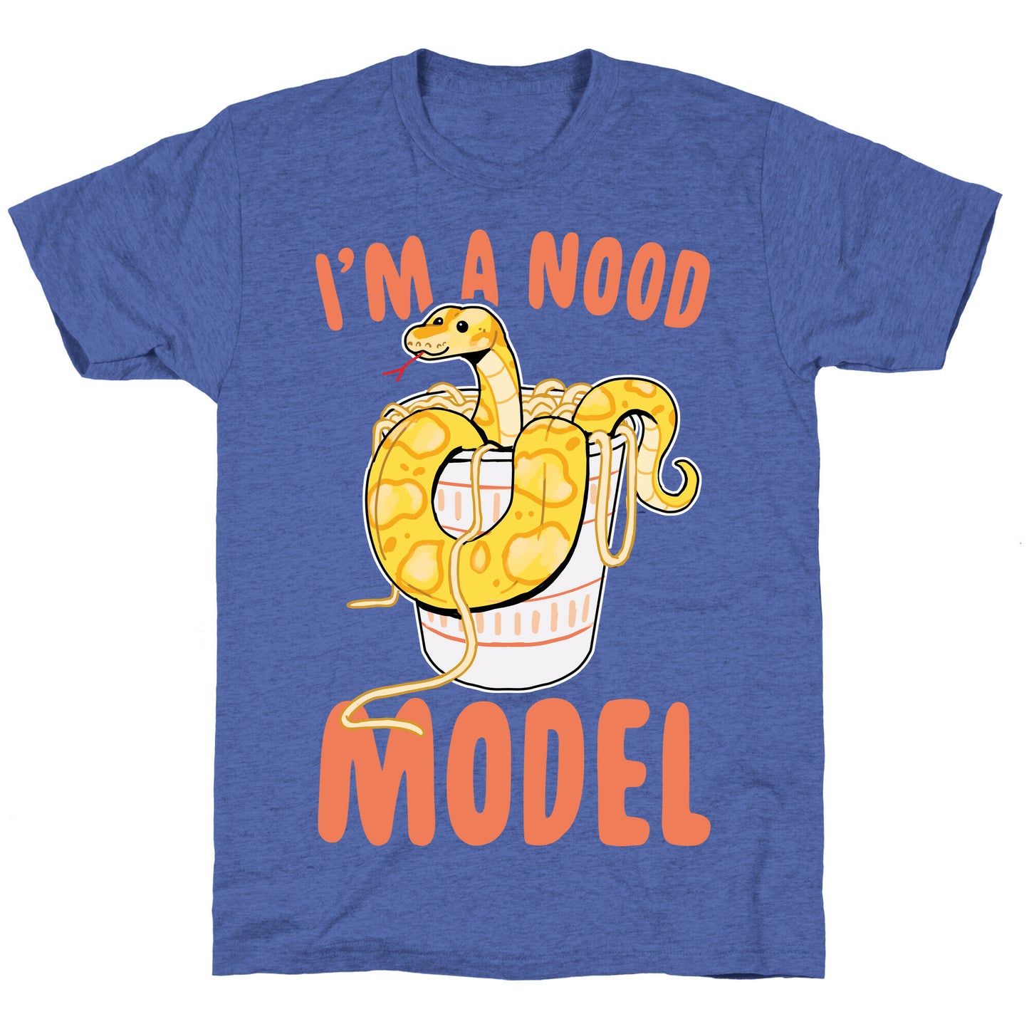 I'm A Nood Model Unisex Triblend Tee
