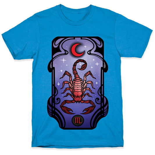 Scorpio Art Nouveau T-Shirt