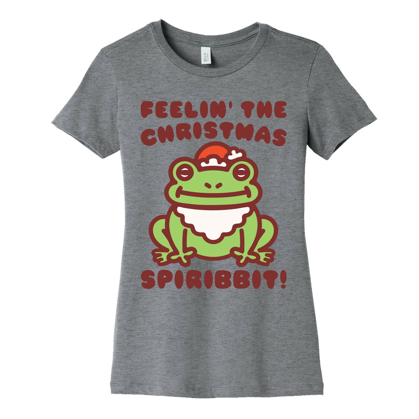 Feelin' The Christmas Spiribbit Women's Cotton Tee