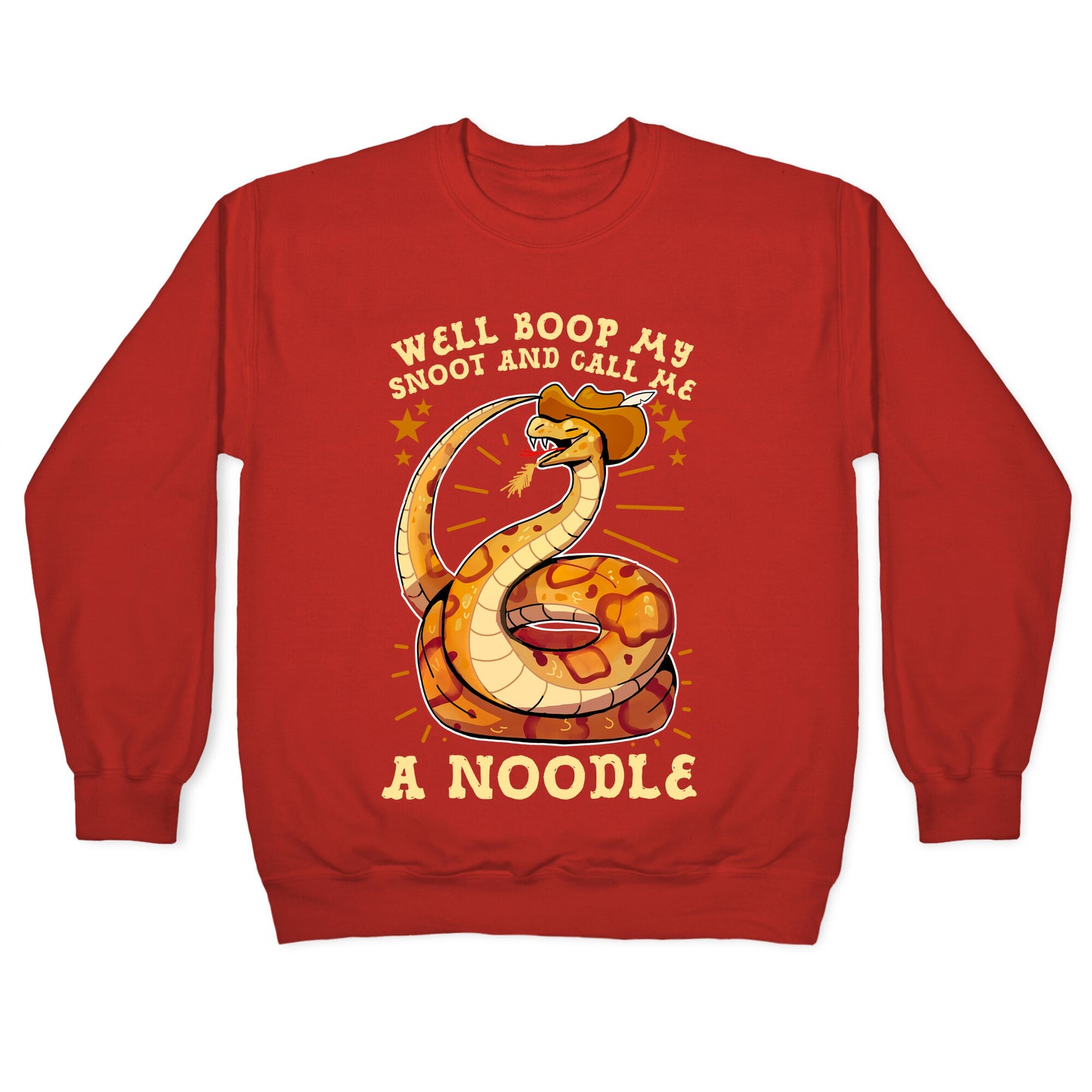 Well Boop My Snoot and Call Me A Noodle! Crewneck Sweatshirt