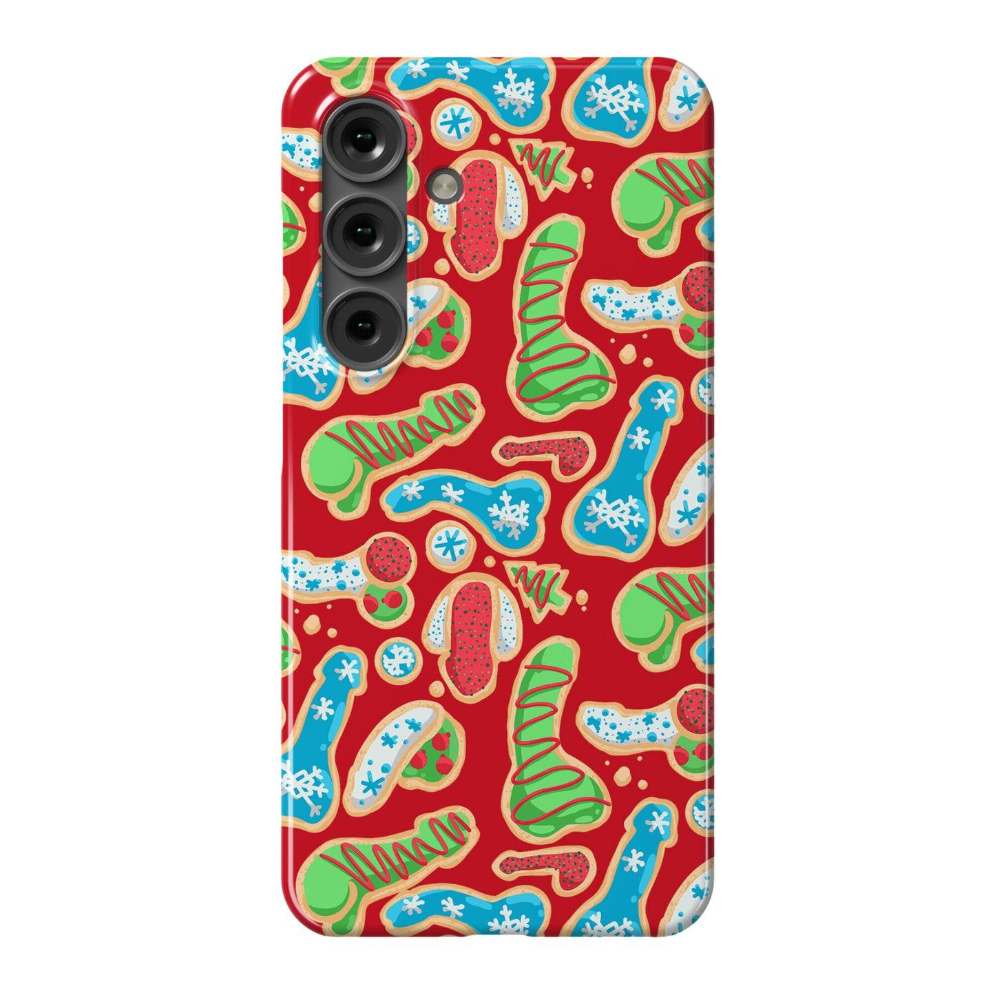 Phallic Christmas Cookies Phone Case