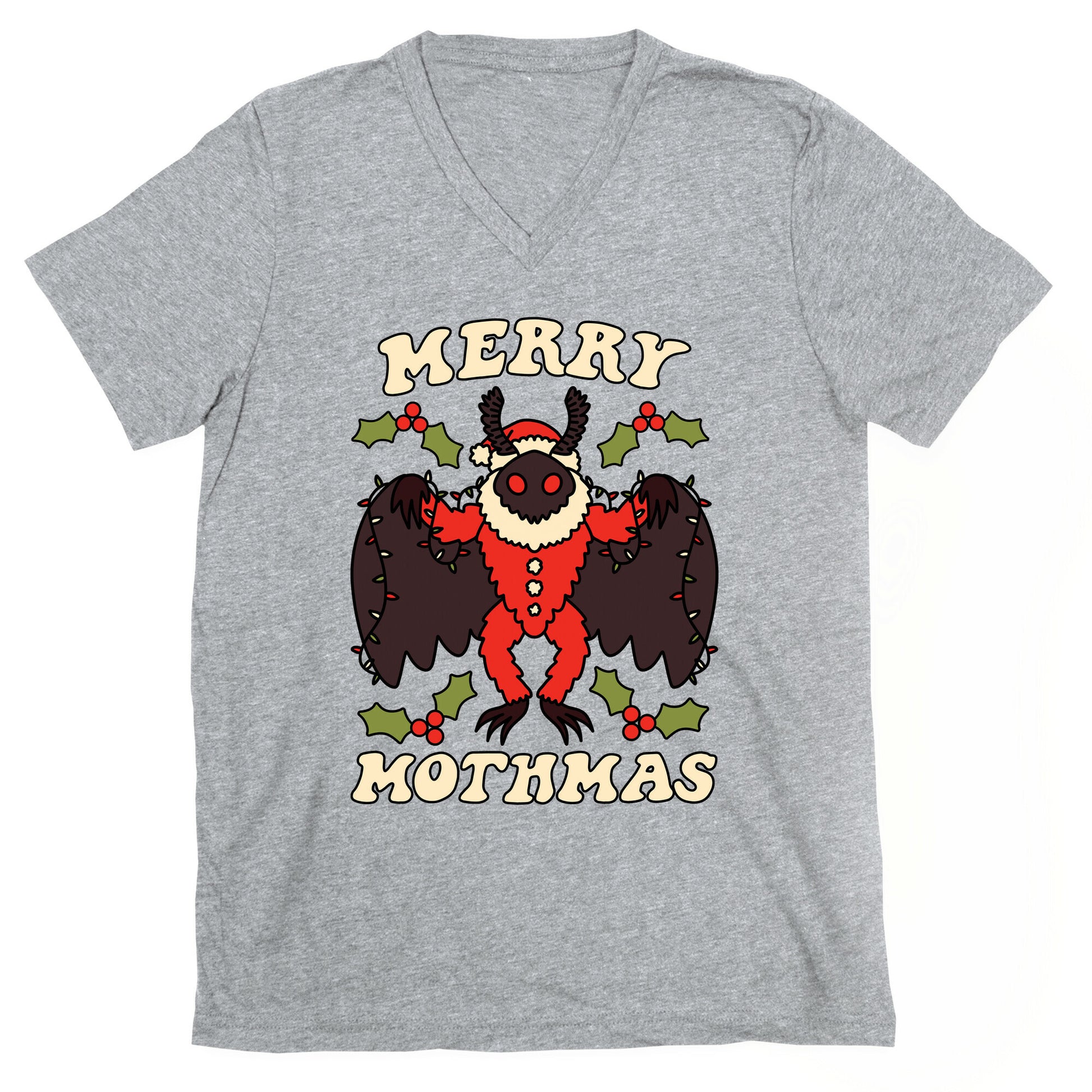 Merry Mothmas V-Neck