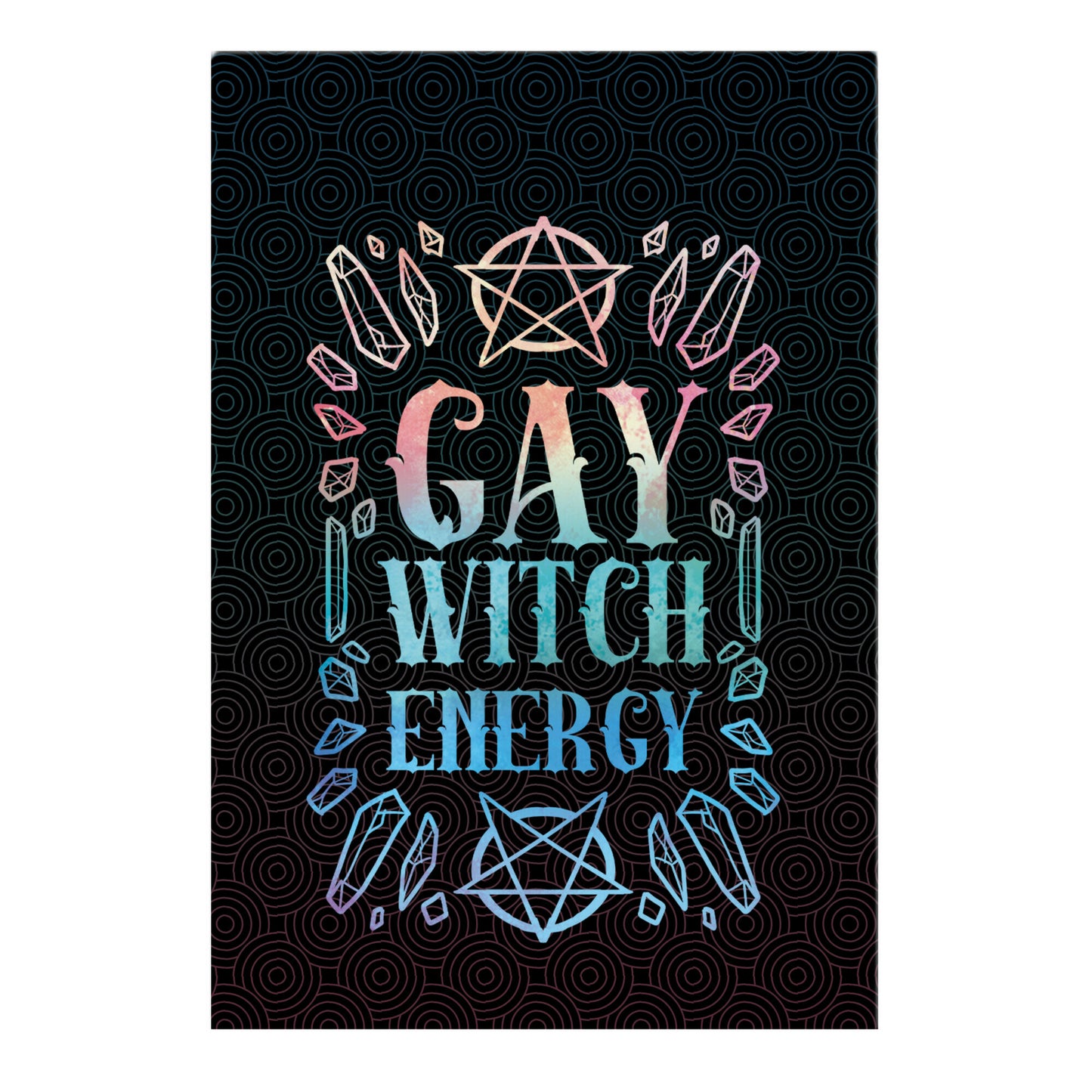 Gay Witch Energy Garden Flag