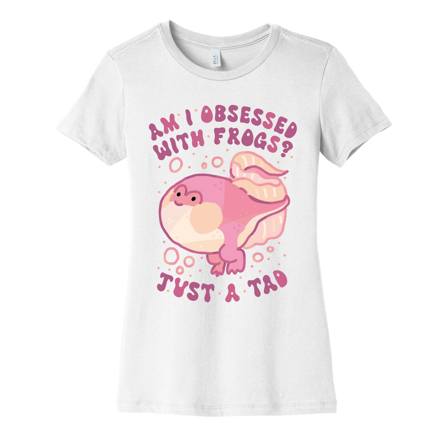 Am I Obsessed with Frogs? Just a Tad Women's Cotton Tee
