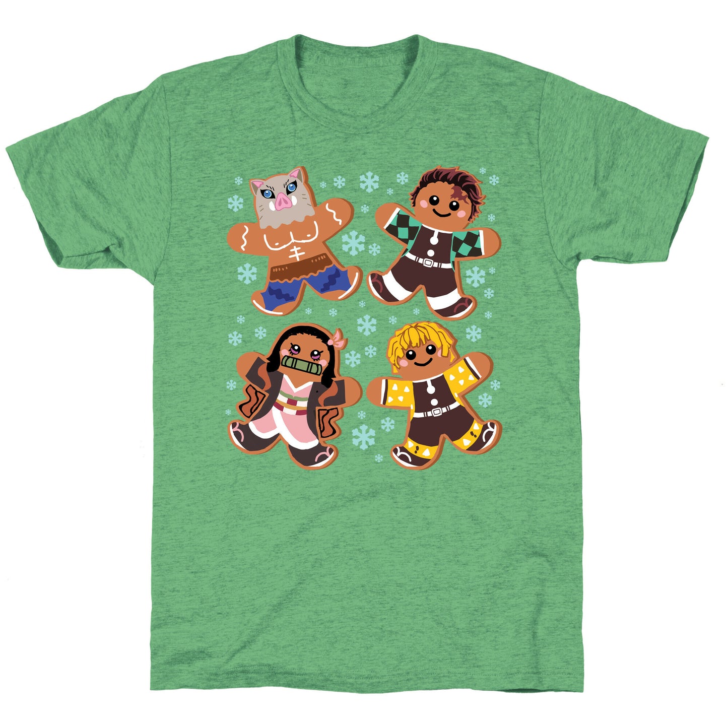 Demon Slayer Gingerbread Cookies Unisex Triblend Tee